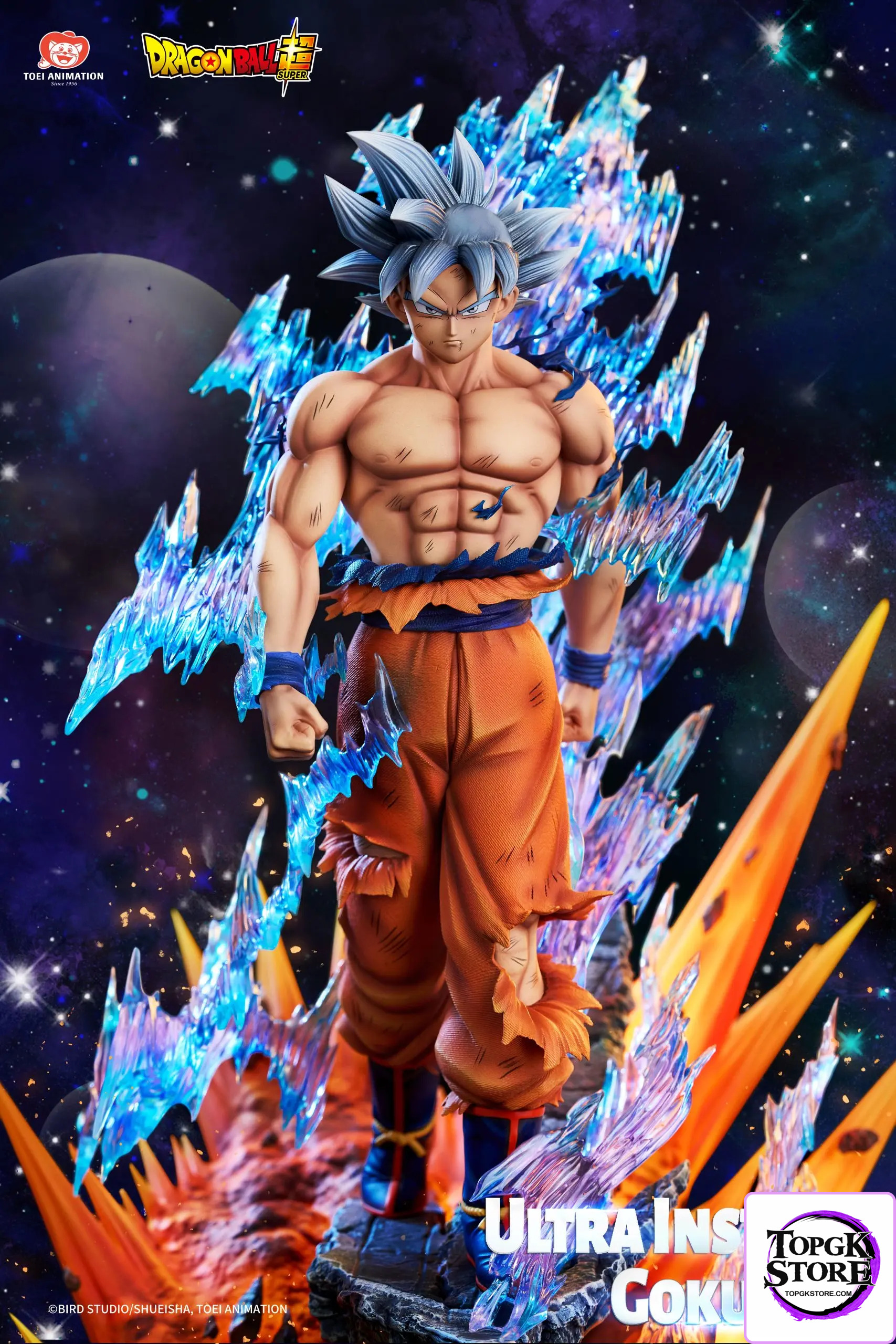 Light Year Studio – Dragon Ball Super Collectible Statue Ultra Instinct Son Goku (Licensed) - Photo 2 | TopGKStore