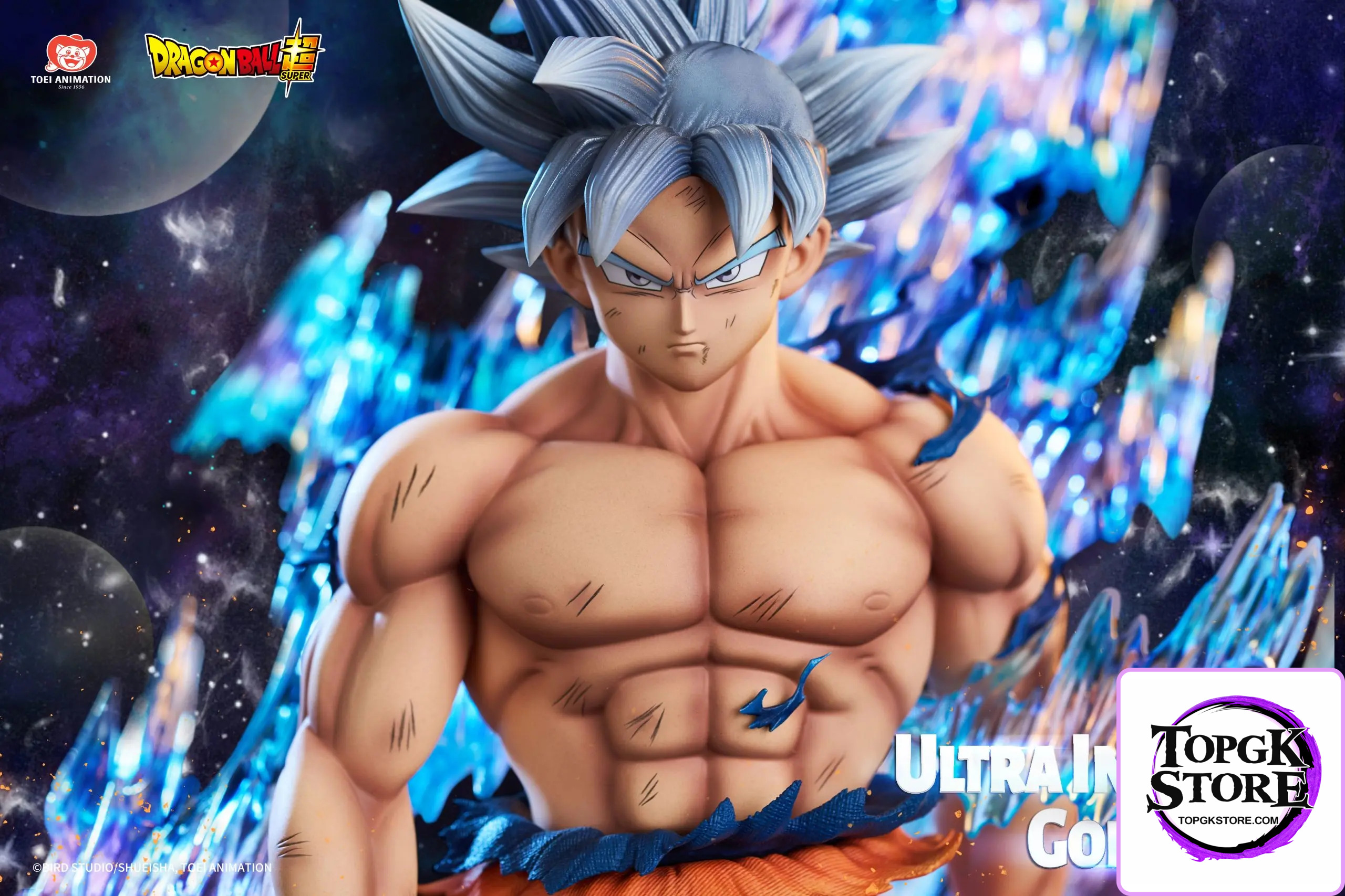 Light Year Studio – Dragon Ball Super Collectible Statue Ultra Instinct Son Goku (Licensed) - Photo 7 | TopGKStore