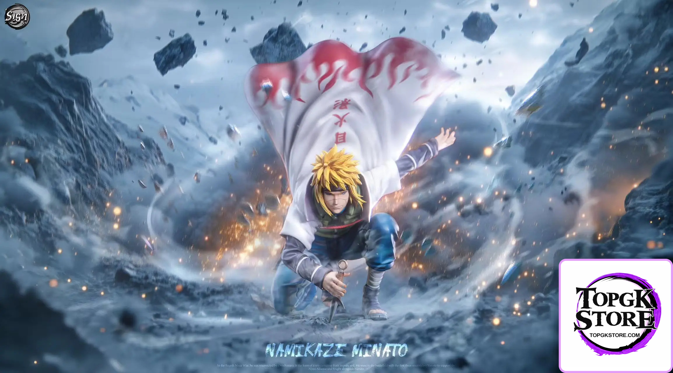 Sign Studio – Naruto Fourth Hokage Minato Namikaze - Photo 1 | TopGKStore