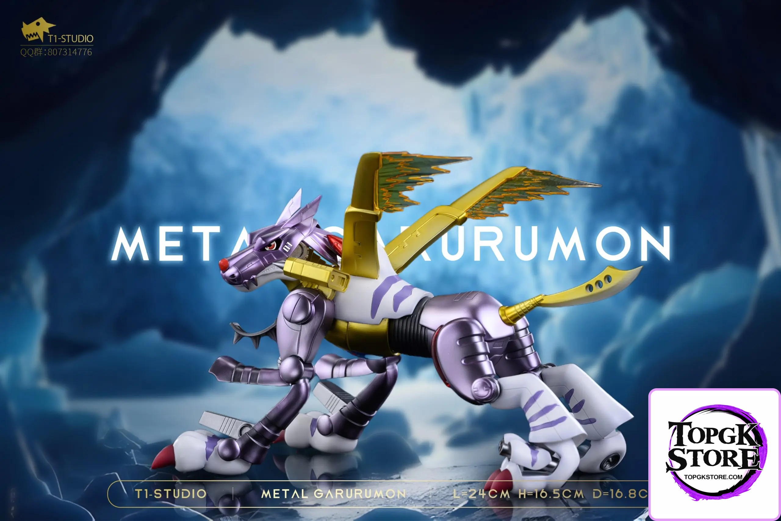T1 Studio – Digimon Digimon Adventure – MetalGarurumon - Photo 2 | TopGKStore