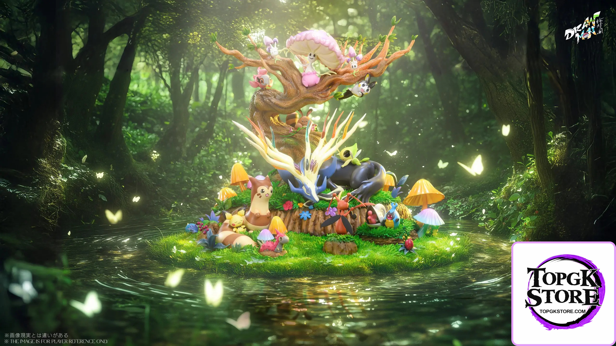 Drawmon Studio – Pokémon Forest Chapter Sleeping Xerneas - Photo 2 | TopGKStore