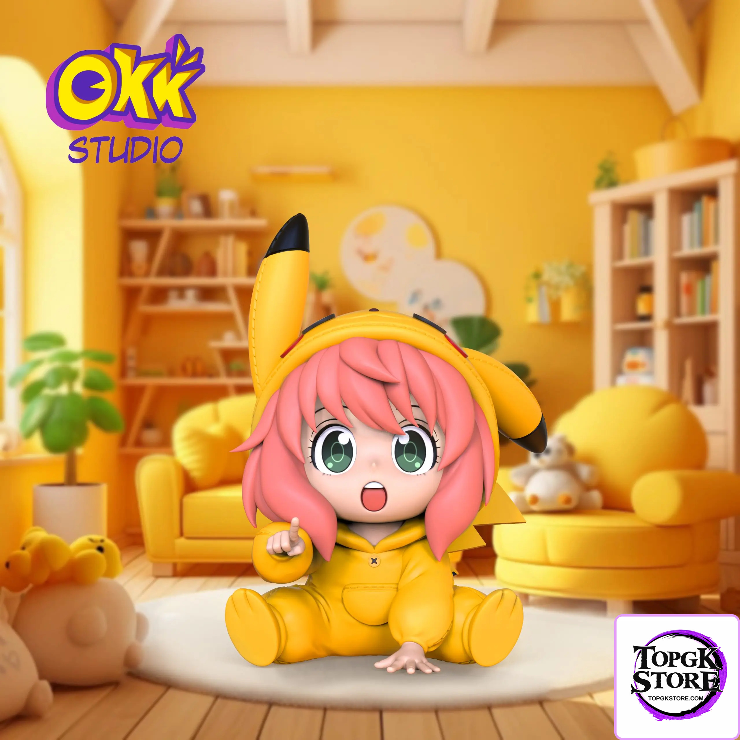 OKK Studio – Spy x Family Anya cos Pikachu - Photo 1 | TopGKStore