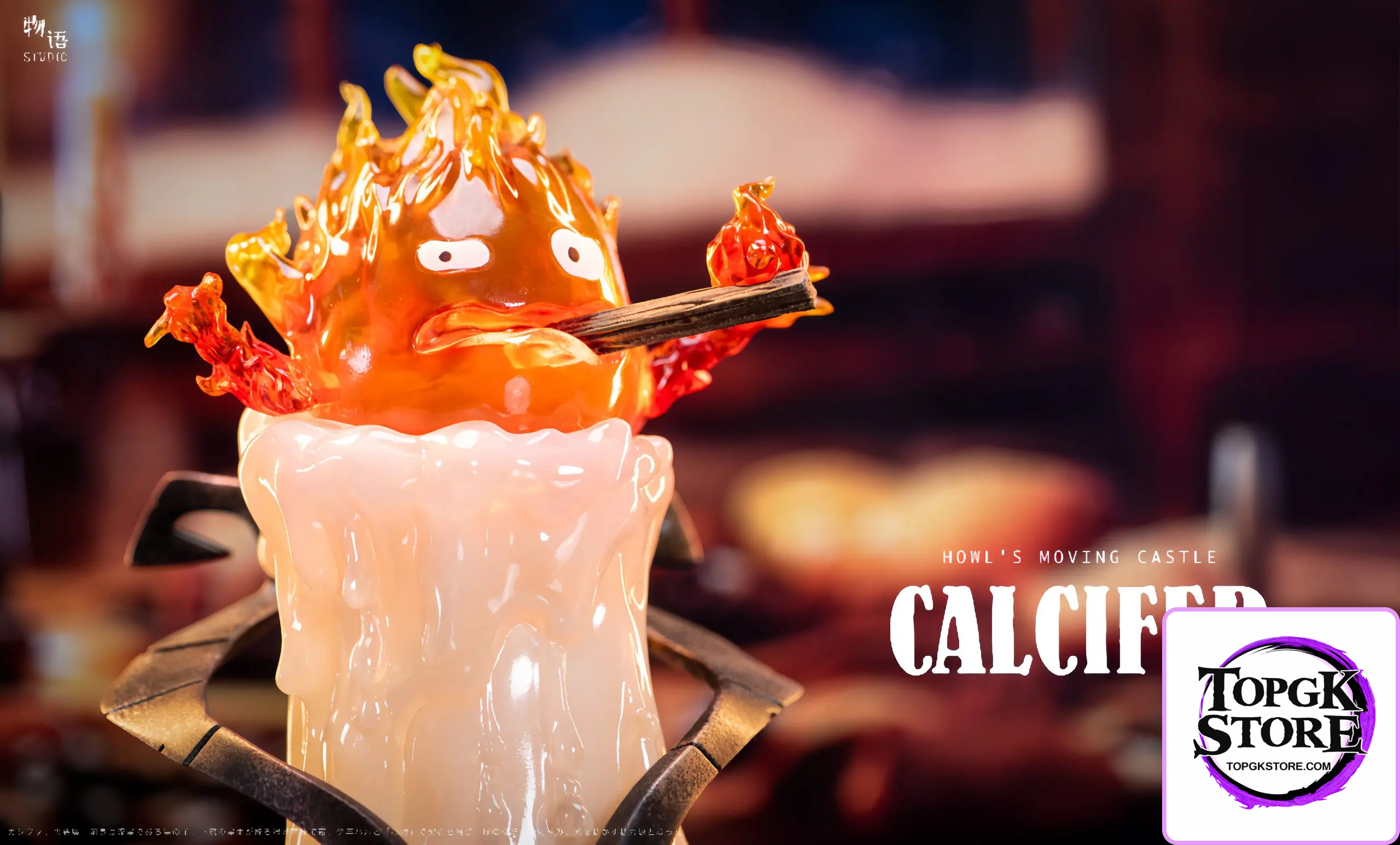 Wu Yu Studio – Howl’s Moving Castle Miyazaki Hayao Small Objects Series 03 Calcifer - Photo 2 | TopGKStore