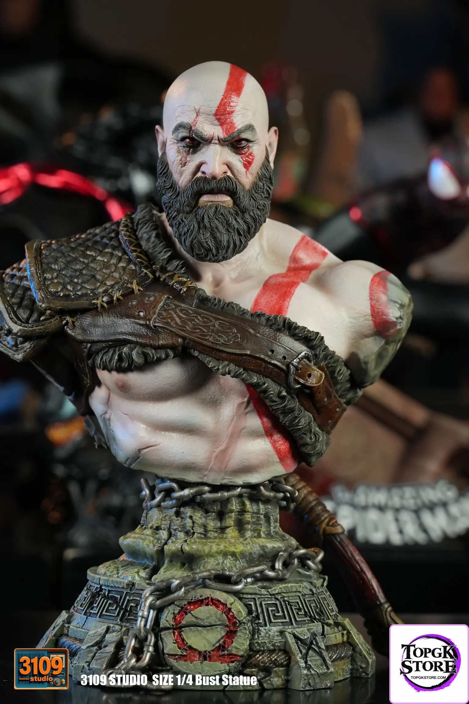 3109 Studio – God of War Kratos Bust - Photo 1 | TopGKStore