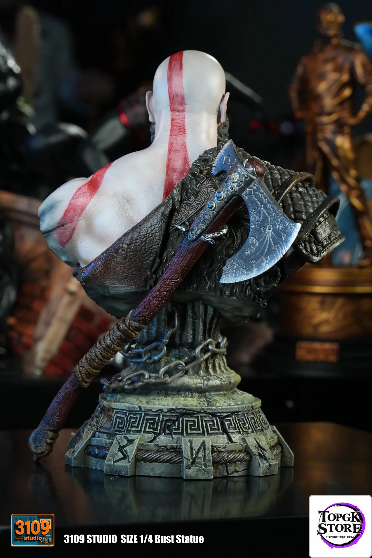 3109 Studio – God of War Kratos Bust - Photo 4 | TopGKStore