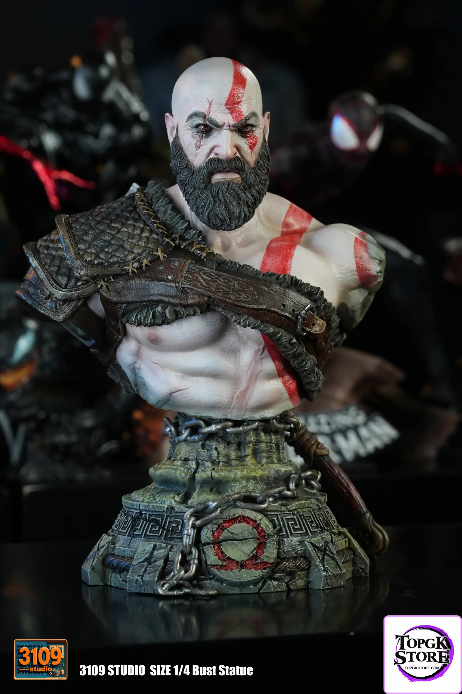 3109 Studio – God of War Kratos Bust - Photo 3 | TopGKStore