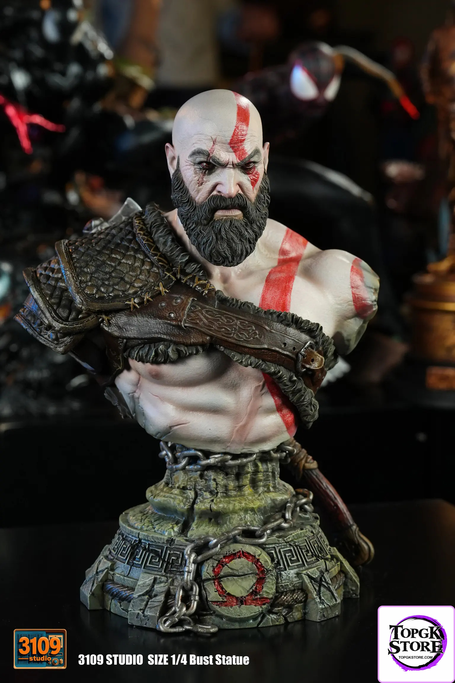 3109 Studio – God of War Kratos Bust - Photo 2 | TopGKStore
