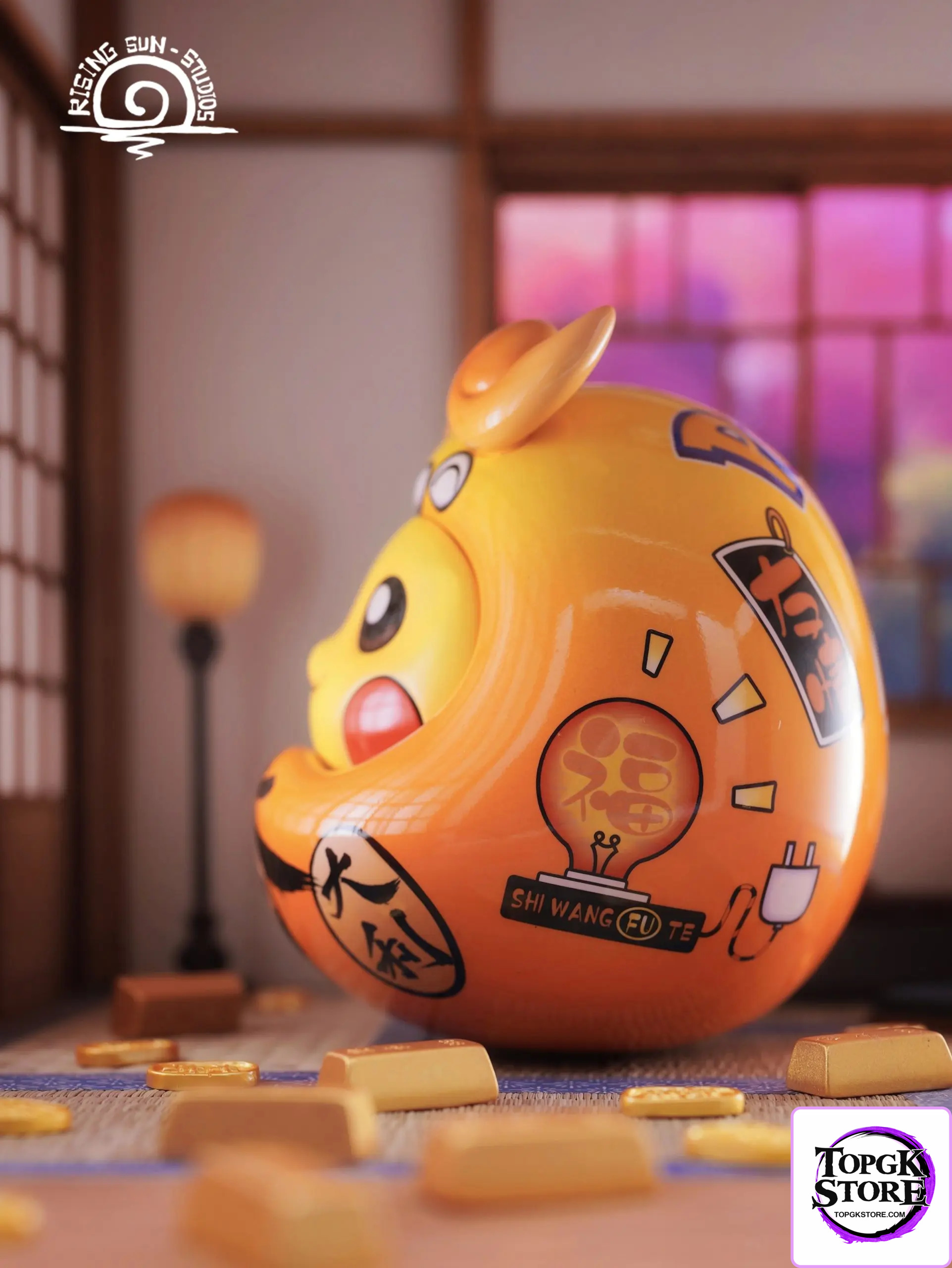 Rising Sun Studio – Daruma 01 Pikachu - Photo 2 | TopGKStore