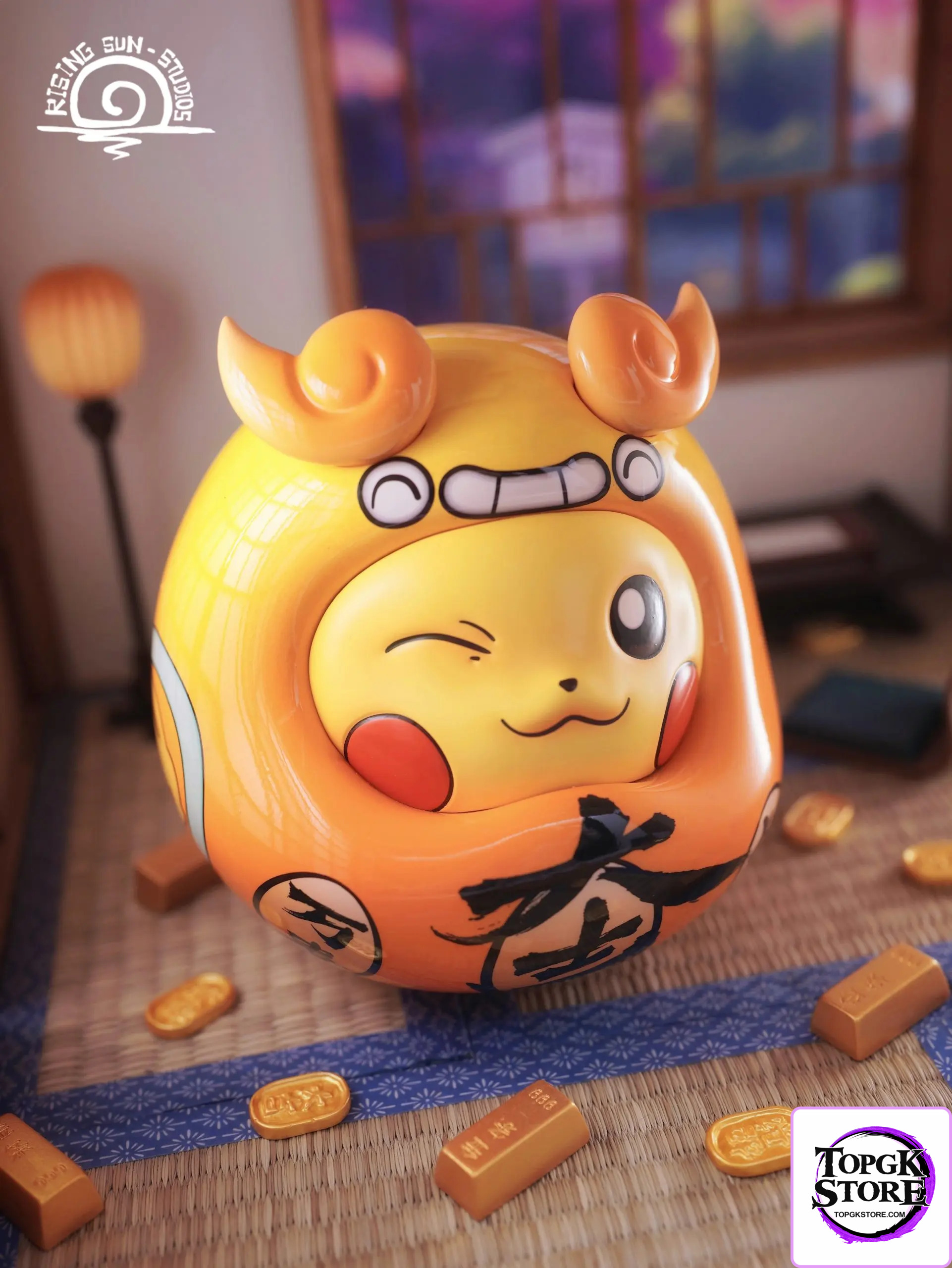 Rising Sun Studio – Daruma 01 Pikachu - Photo 3 | TopGKStore