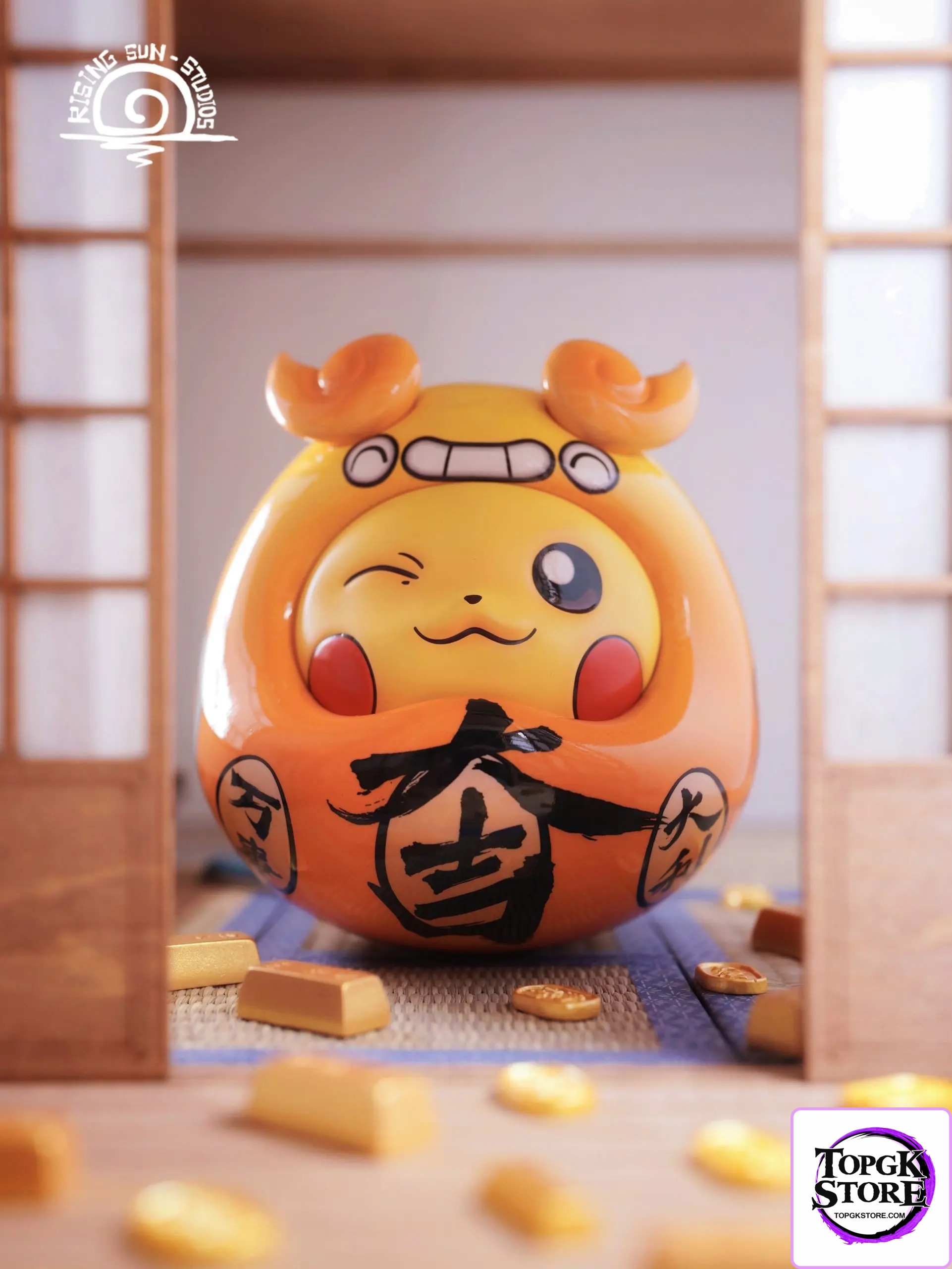 Rising Sun Studio – Daruma 01 Pikachu - Photo 5 | TopGKStore