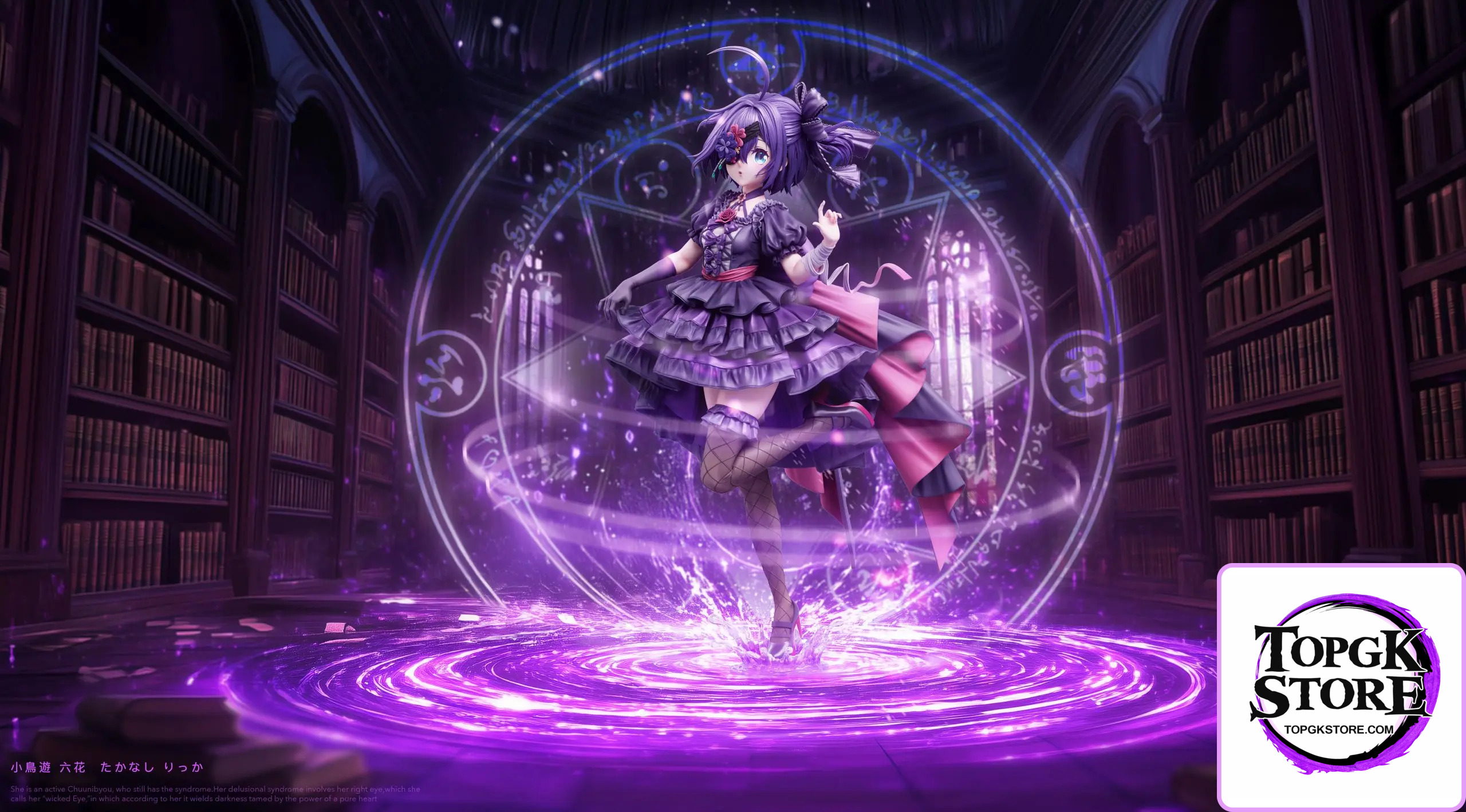 Zhong Er Bing Studio – Love & Chunibyo & Other Delusions Rose Dress Rikka Takanashi - Photo 9 | TopGKStore