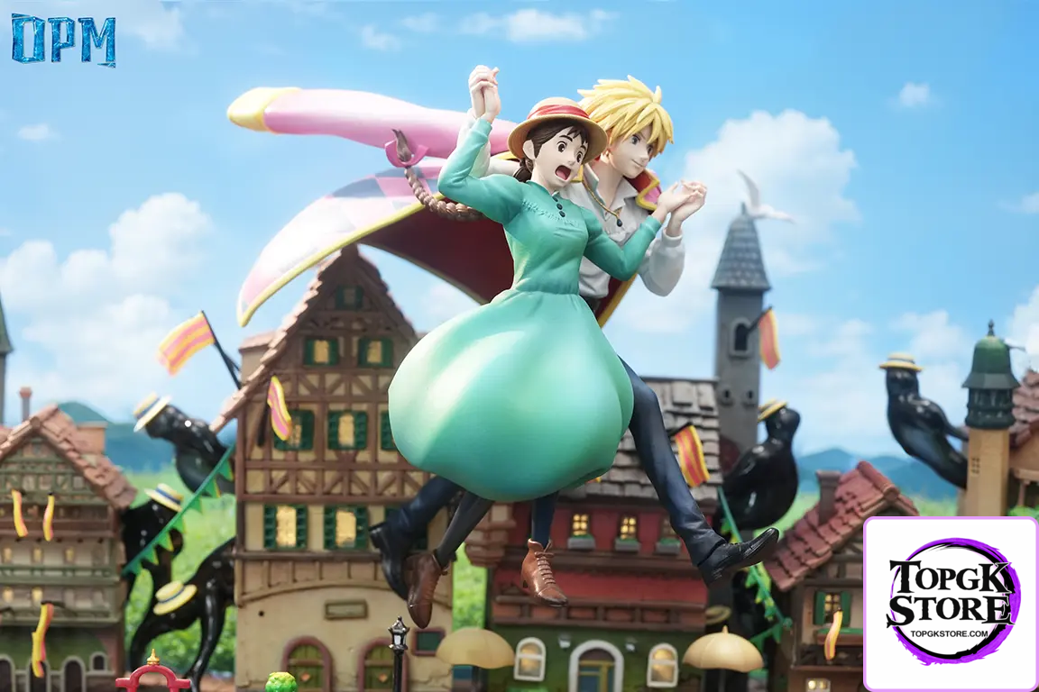OPM Studio – Howl’s Moving Castle Desktop Small Scene Series #6 Sophie and Howl Skywalk - Photo 1 | TopGKStore