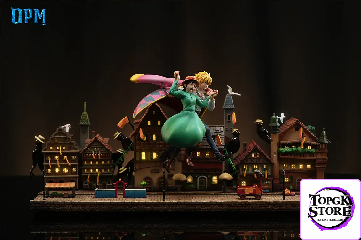OPM Studio – Howl’s Moving Castle Desktop Small Scene Series #6 Sophie and Howl Skywalk - Photo 2 | TopGKStore