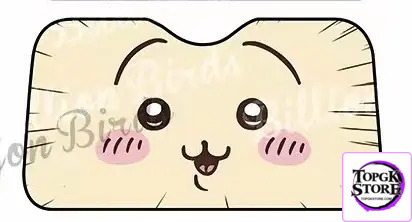 Plover Studio – Chiikawa Car front sunshade Usagi - Photo 1 | TopGKStore