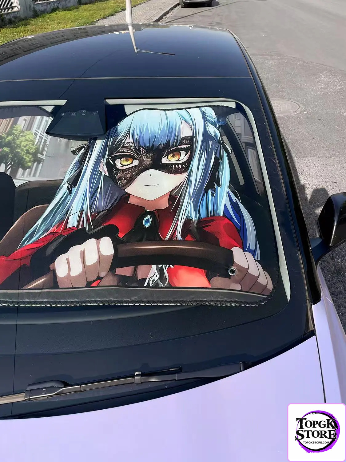 Plover Studio – BanG Dream! Car front sunshade Ave Mujica - Photo 1 | TopGKStore