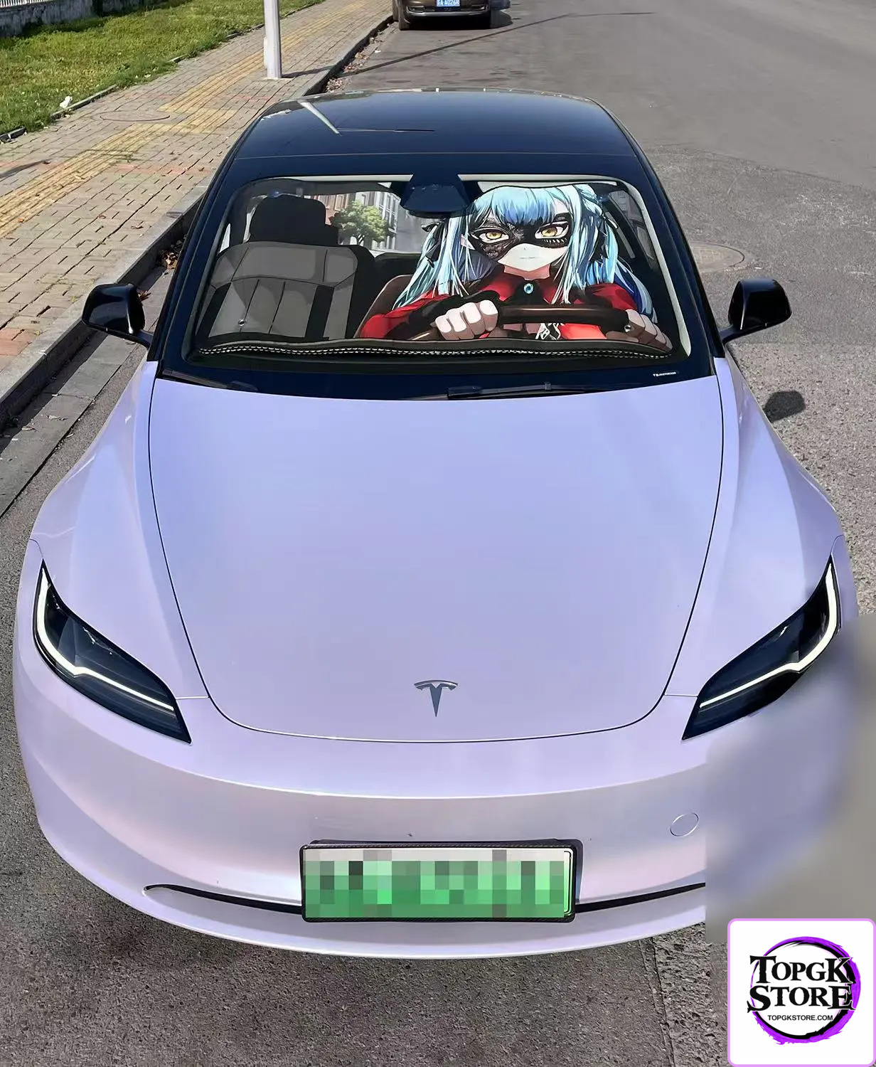 Plover Studio – BanG Dream! Car front sunshade Ave Mujica - Photo 2 | TopGKStore