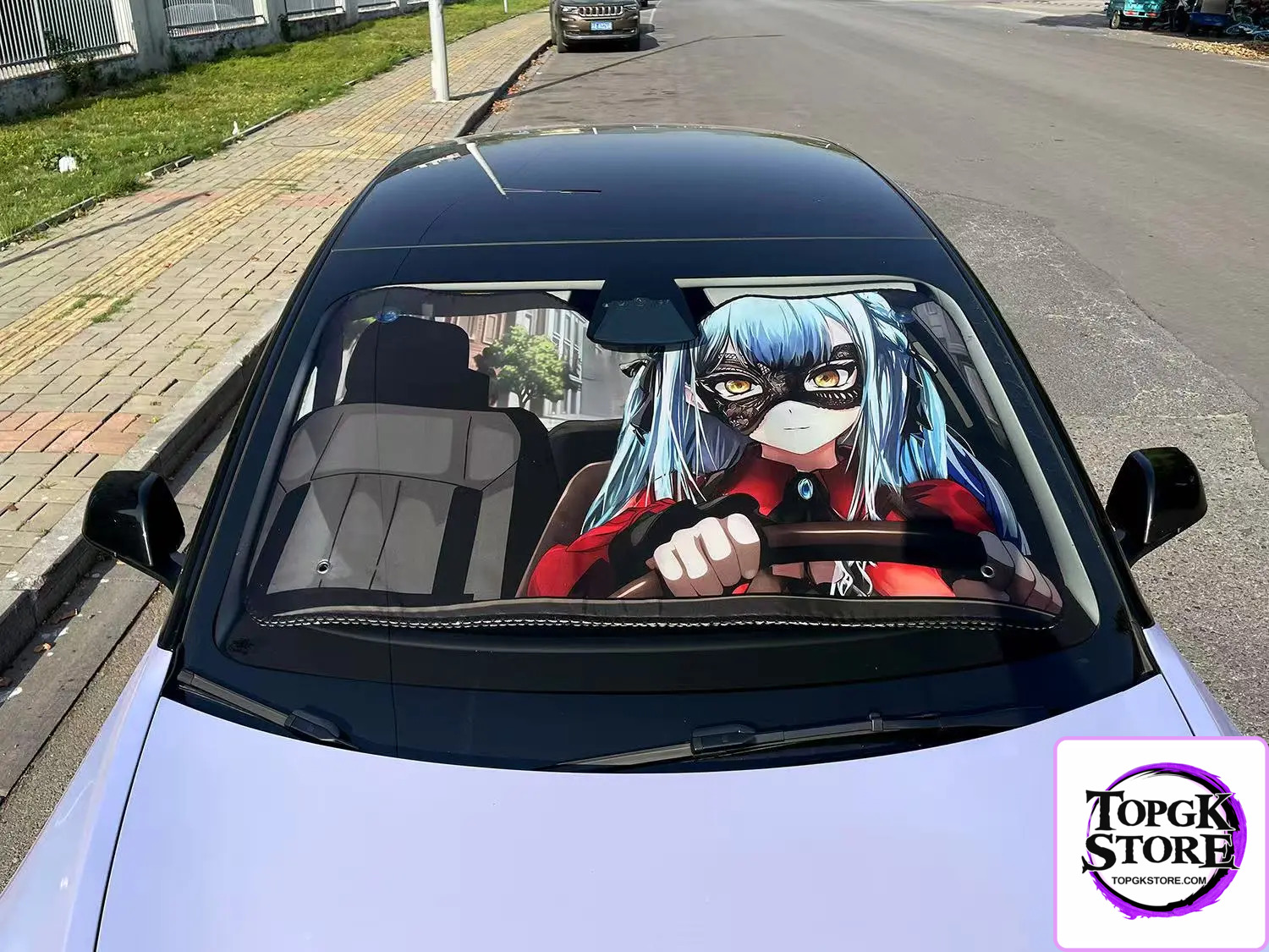 Plover Studio – BanG Dream! Car front sunshade Ave Mujica - Photo 6 | TopGKStore