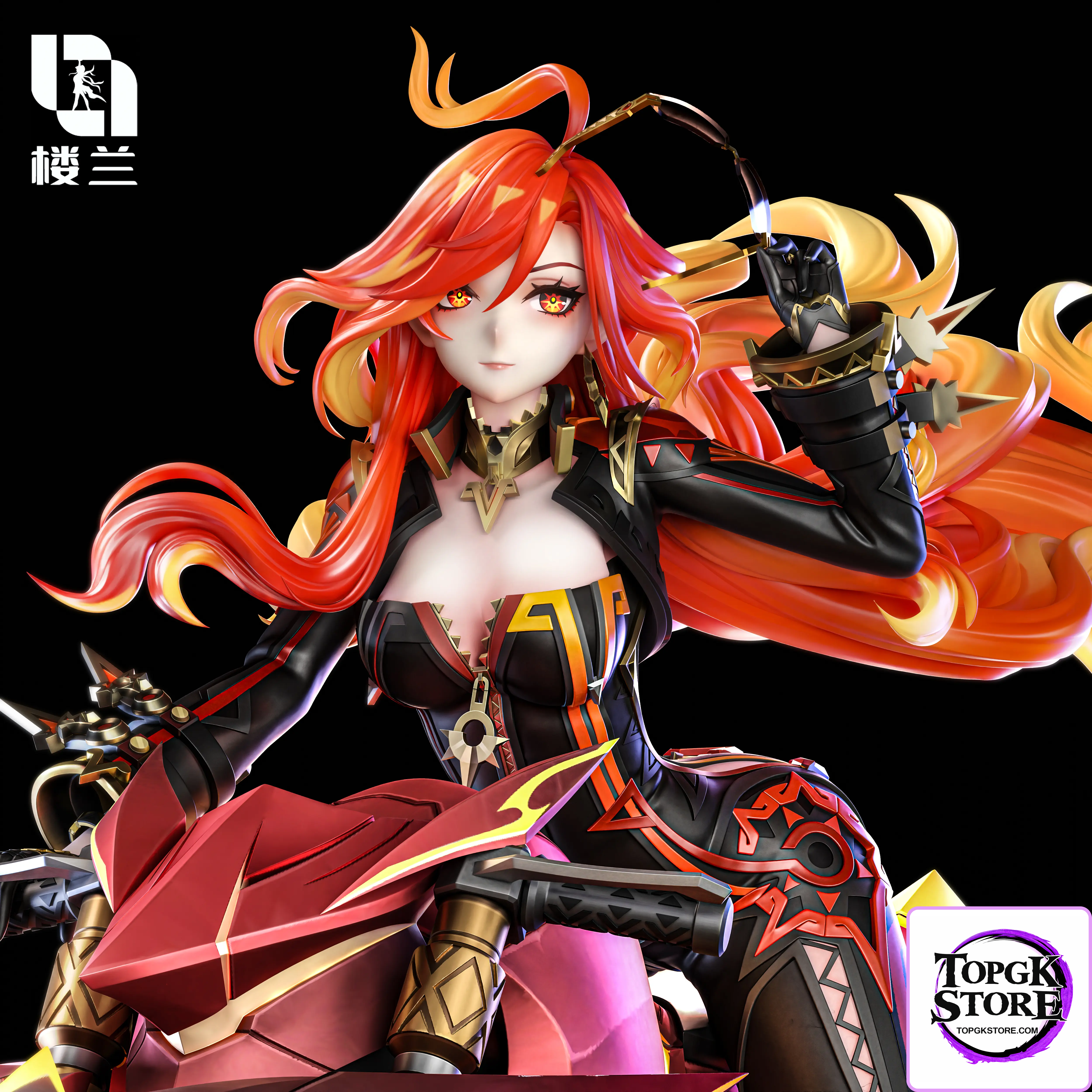 Lou Lan Studio – Genshin Impact Pyro God Motorcycle Mavuika - Photo 2 | TopGKStore