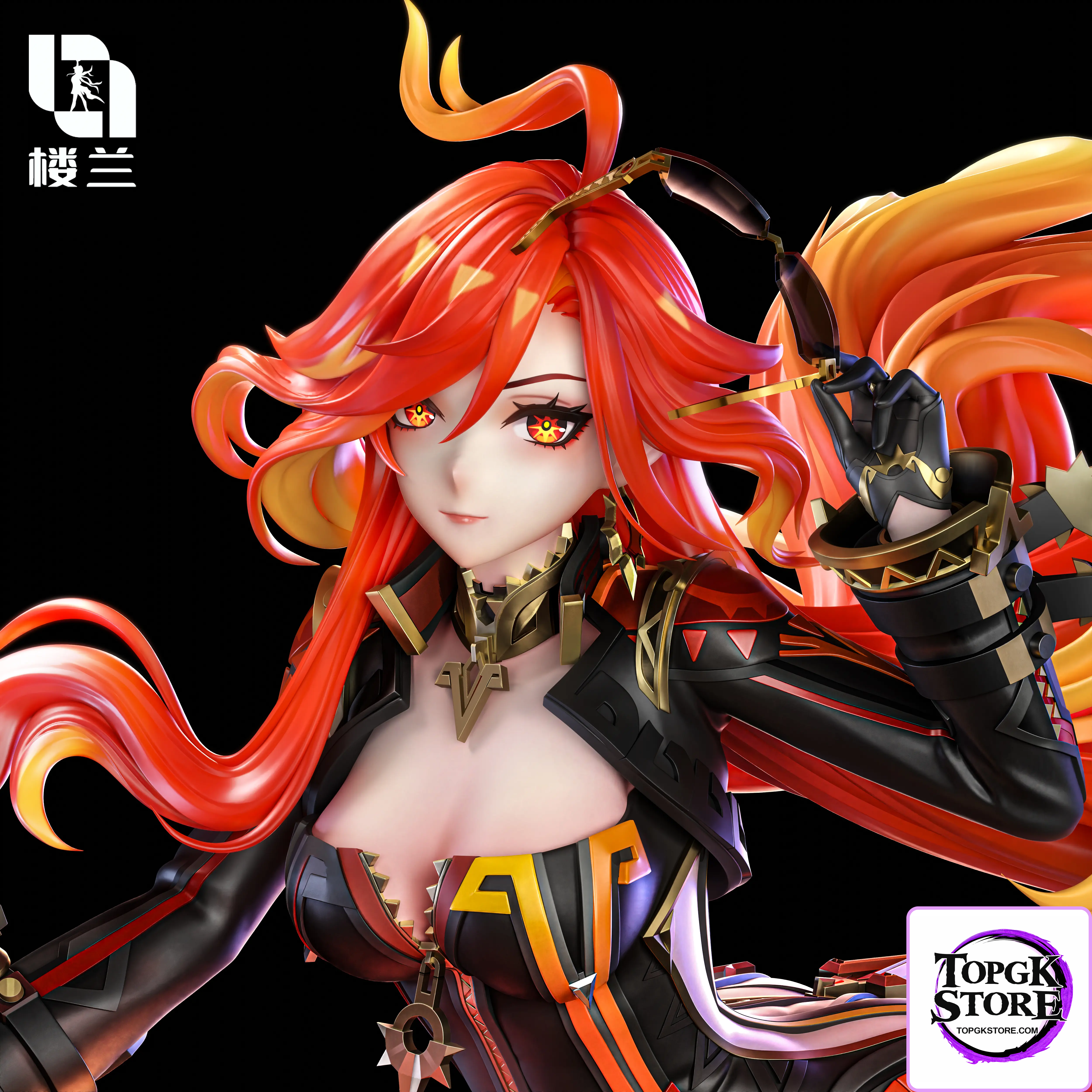 Lou Lan Studio – Genshin Impact Pyro God Motorcycle Mavuika - Photo 4 | TopGKStore