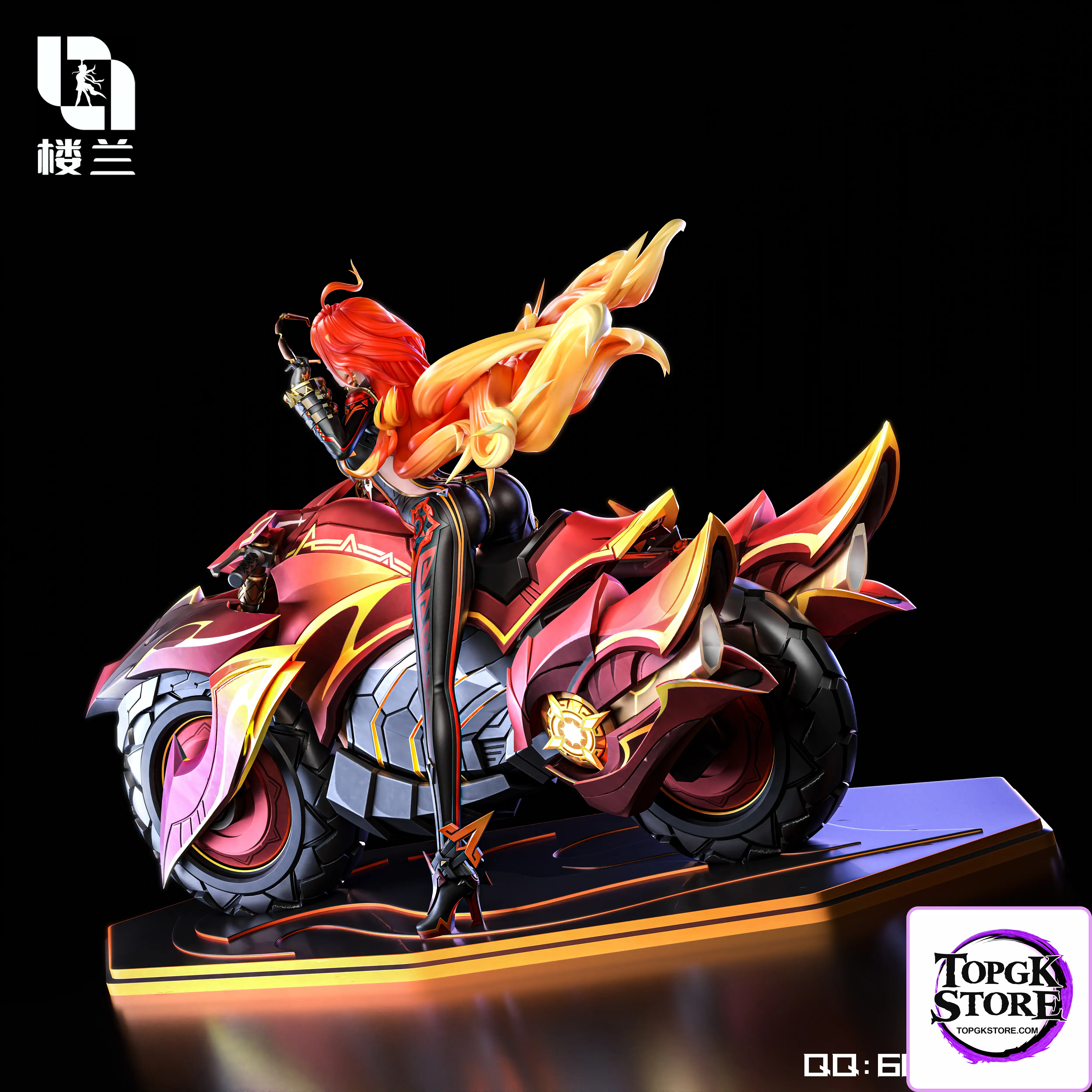 Lou Lan Studio – Genshin Impact Pyro God Motorcycle Mavuika - Photo 5 | TopGKStore