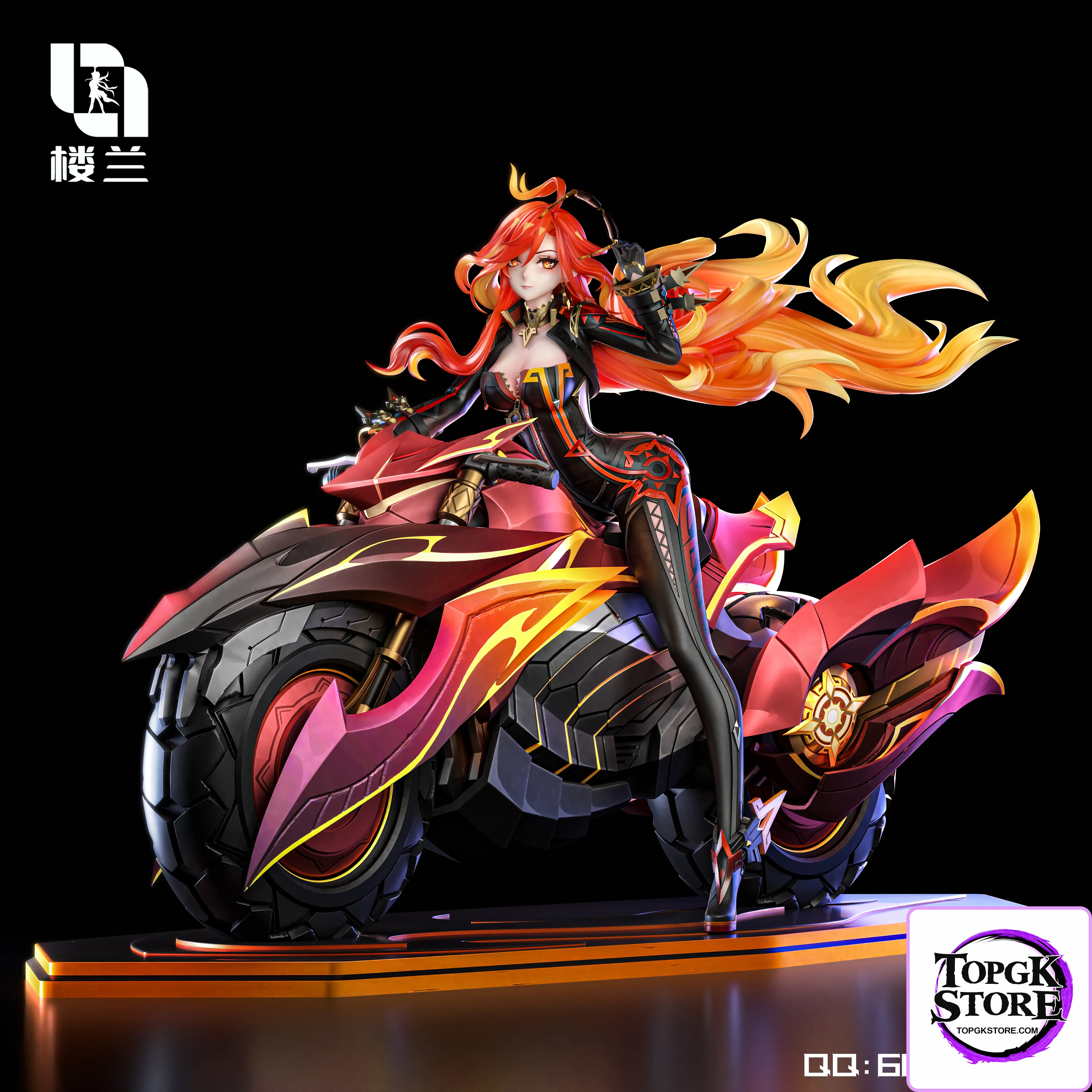 Lou Lan Studio – Genshin Impact Pyro God Motorcycle Mavuika - Photo 1 | TopGKStore