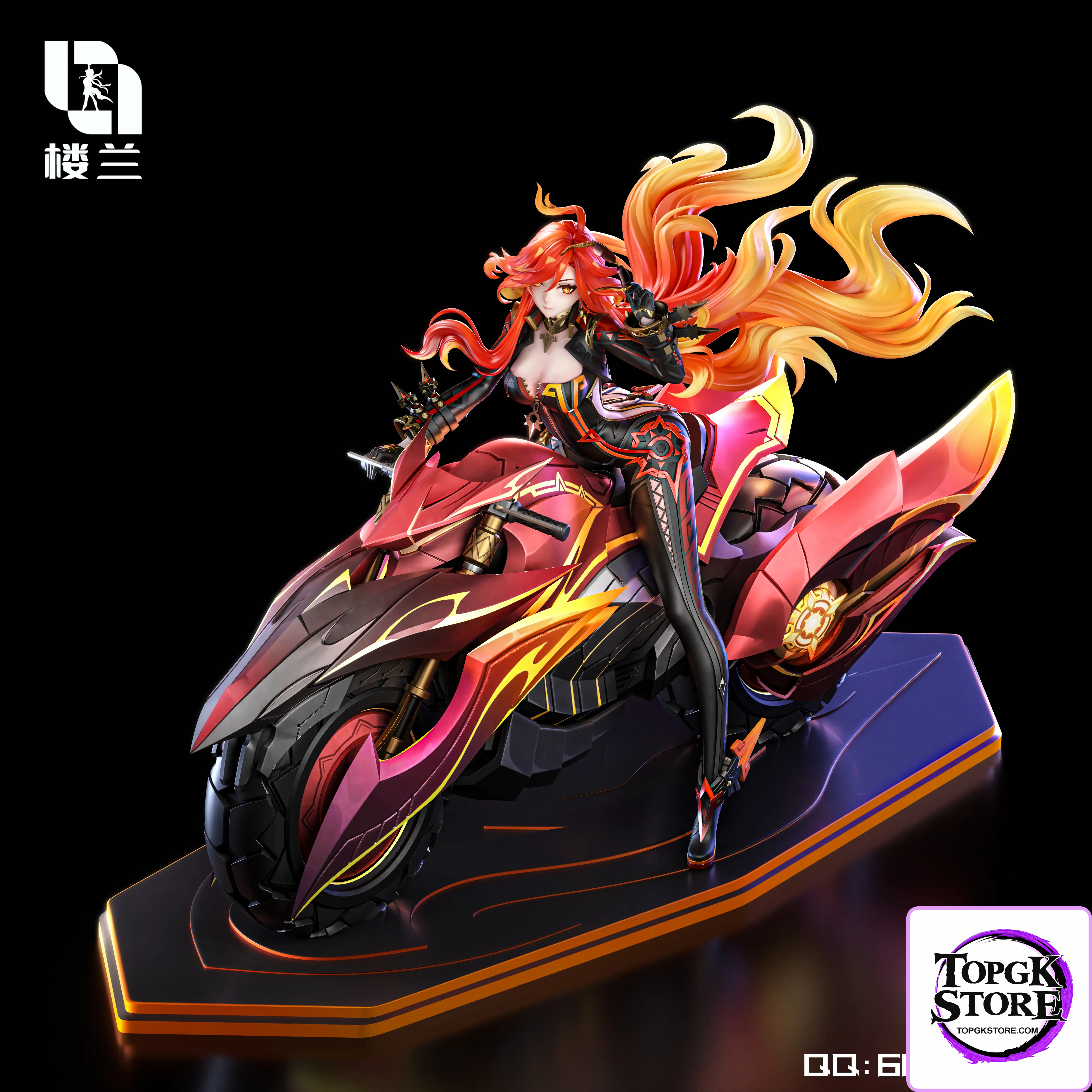 Lou Lan Studio – Genshin Impact Pyro God Motorcycle Mavuika - Photo 7 | TopGKStore