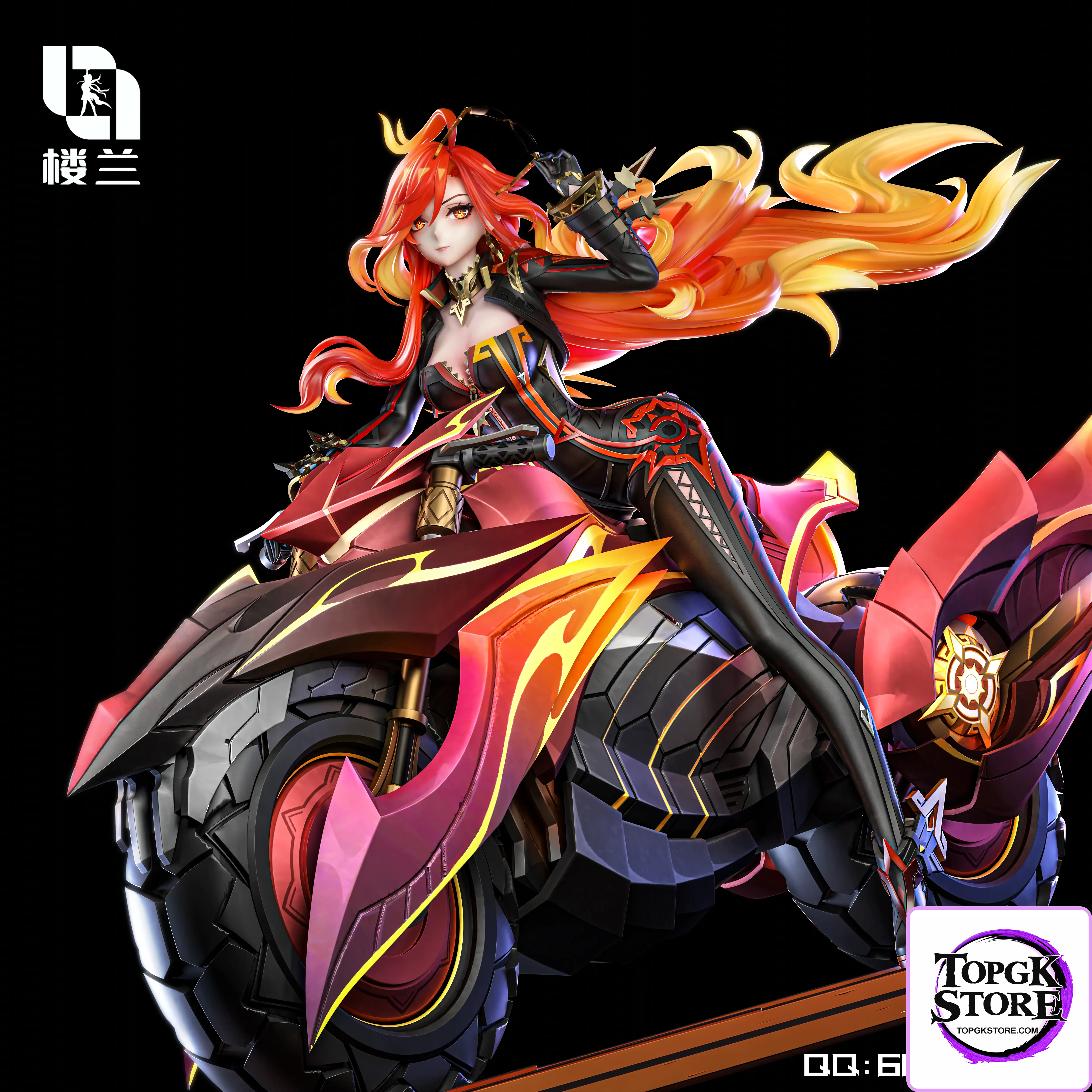 Lou Lan Studio – Genshin Impact Pyro God Motorcycle Mavuika - Photo 8 | TopGKStore