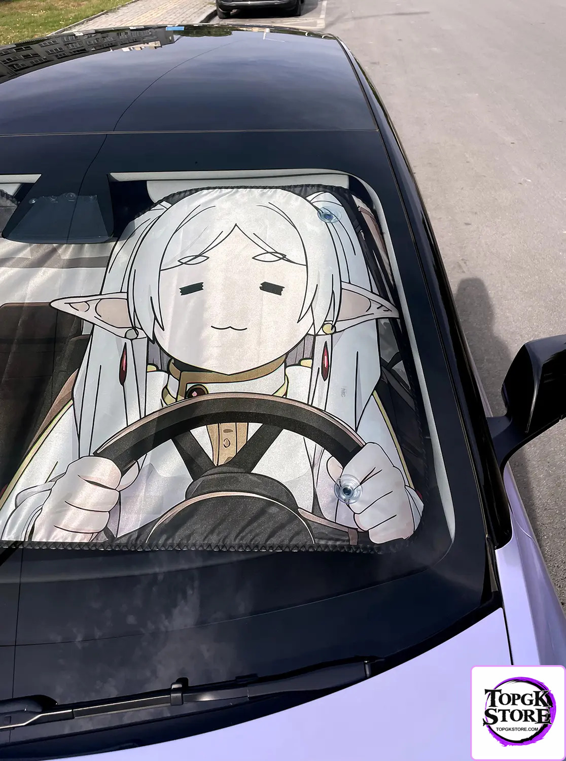 Plover Studio – Frieren: Beyond Journey’s End Car front sunshade Frieren - Photo 2 | TopGKStore