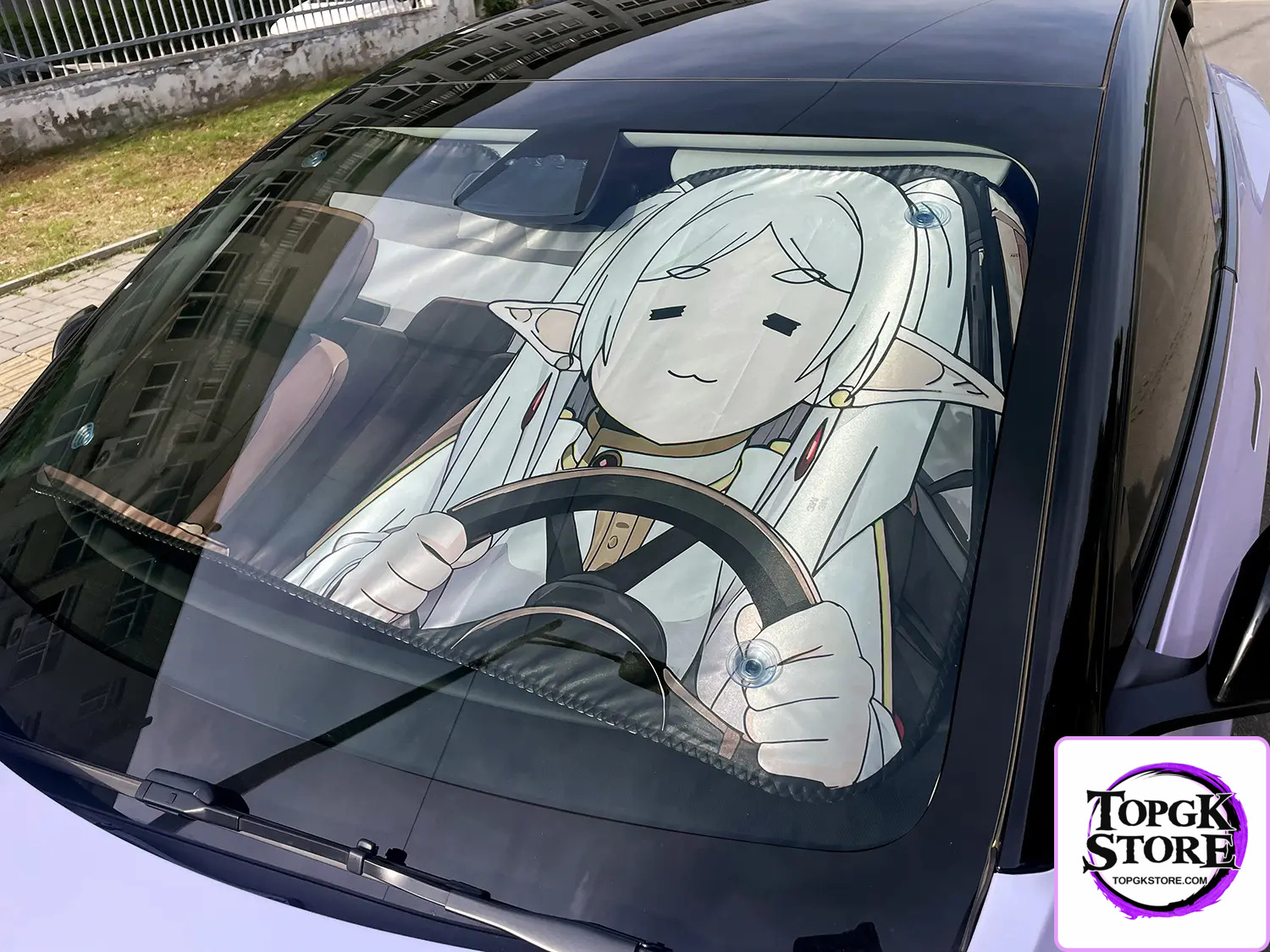 Plover Studio – Frieren: Beyond Journey’s End Car front sunshade Frieren - Photo 3 | TopGKStore