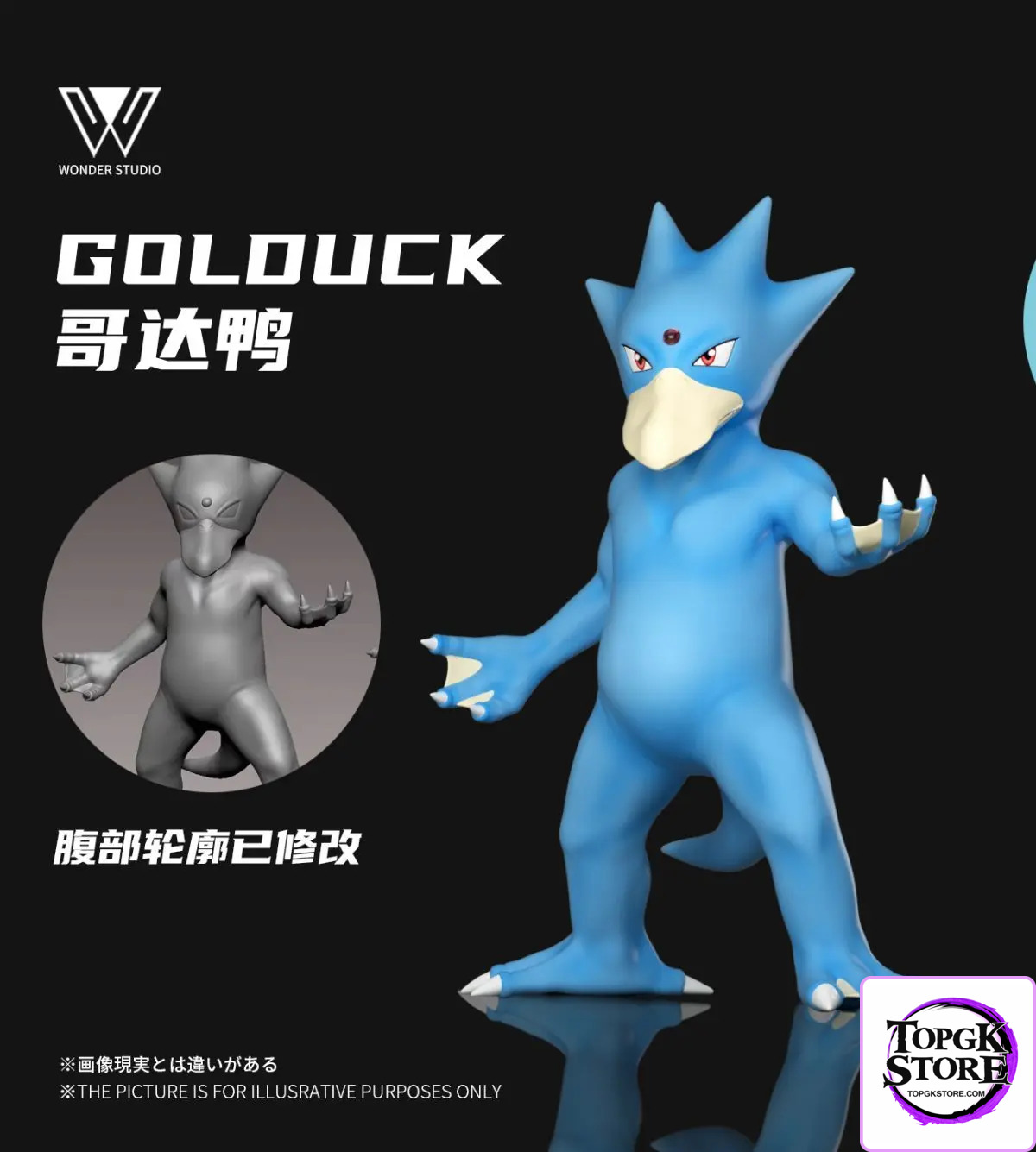 Wonder Studio – Pokémon Golduck & Psyduck - Photo 1 | TopGKStore