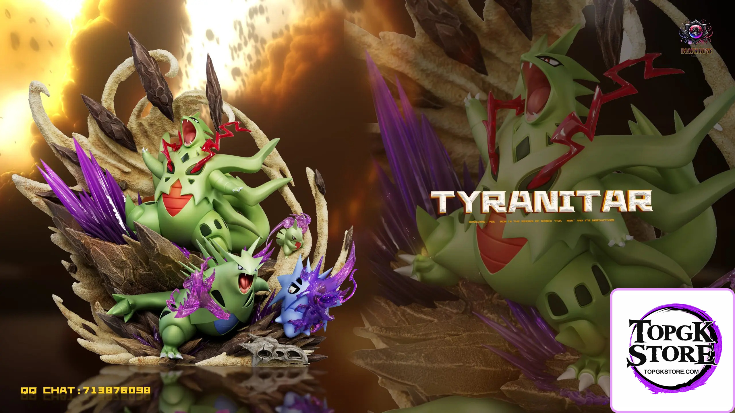 BLACK ROSE Studio – Pokémon 02 Tyranitar - Photo 5 | TopGKStore