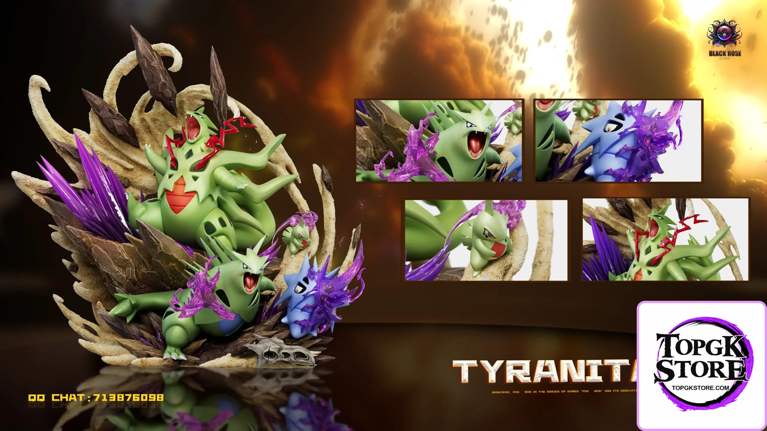 BLACK ROSE Studio – Pokémon 02 Tyranitar - Photo 6 | TopGKStore