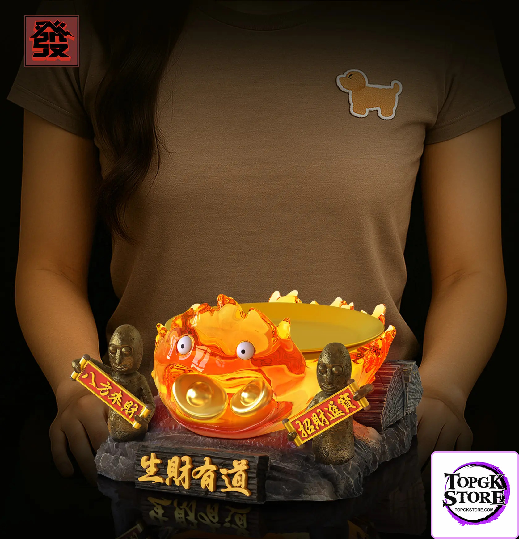 Fa Studio – Howl’s Moving Castle Gold Coin Calcifer - Photo 2 | TopGKStore