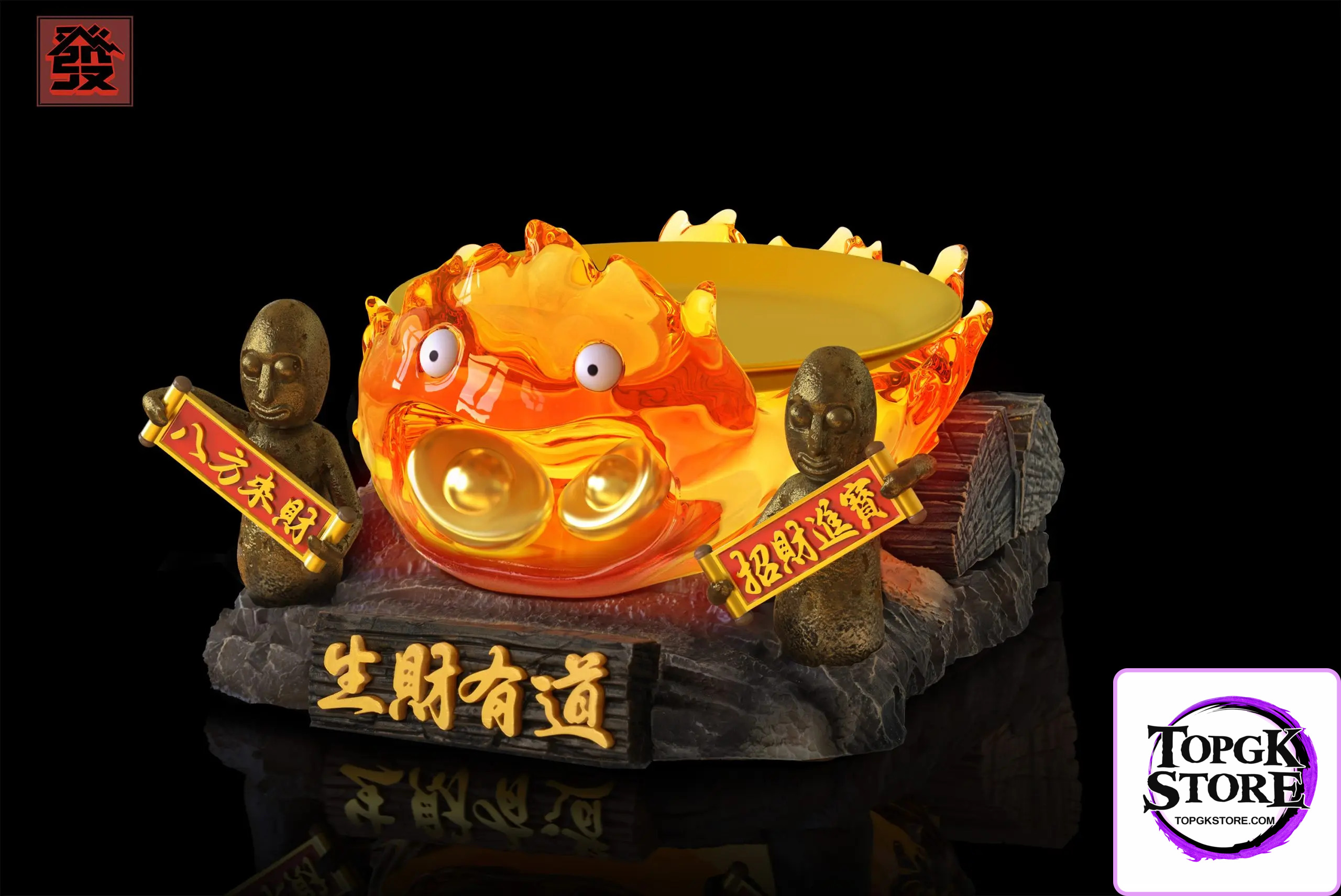 Fa Studio – Howl’s Moving Castle Gold Coin Calcifer - Photo 1 | TopGKStore