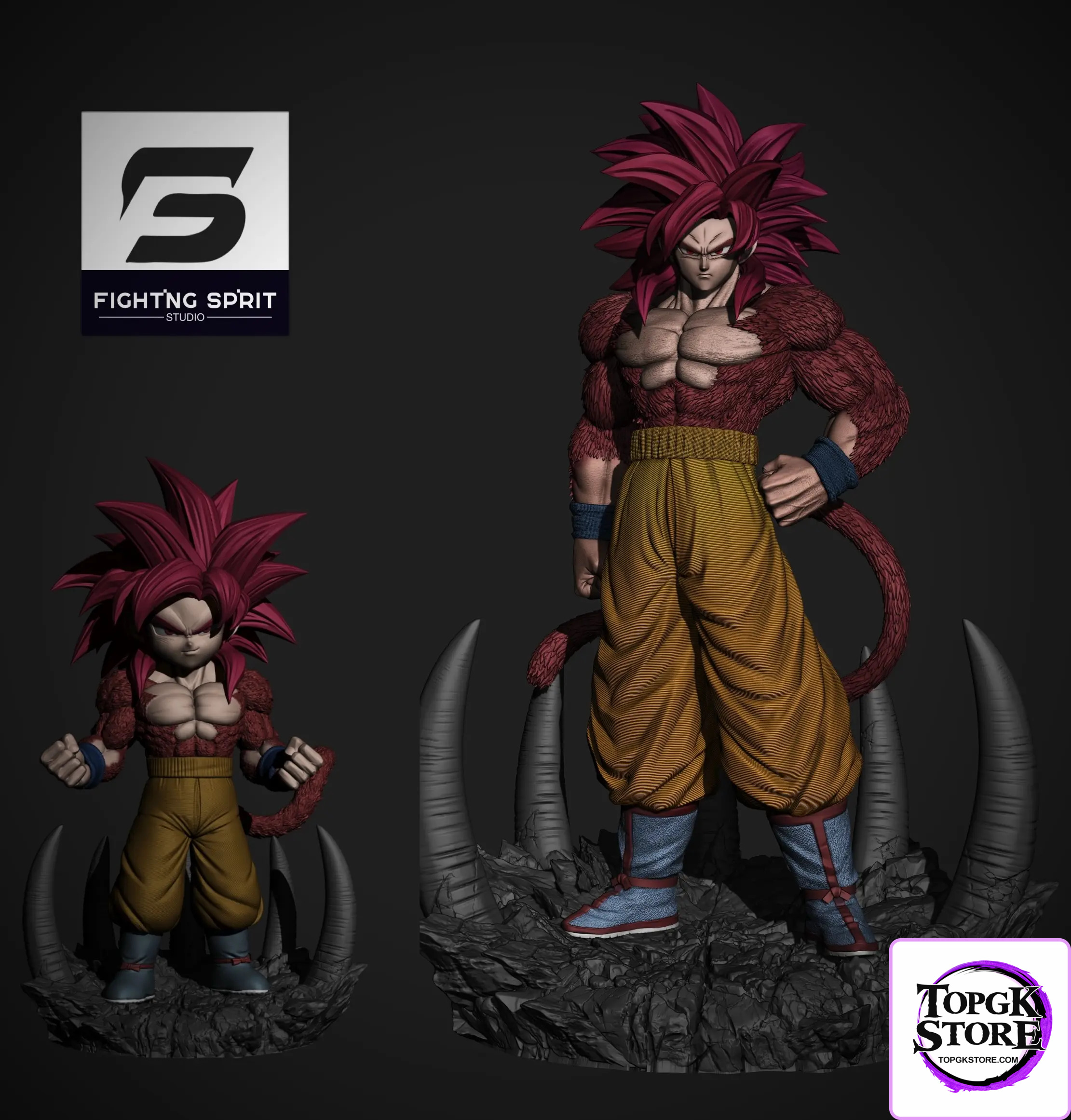 Fighting Sprit Studio – Dragon Ball DAIMA Super Saiyan 4 Goku - Photo 6 | TopGKStore