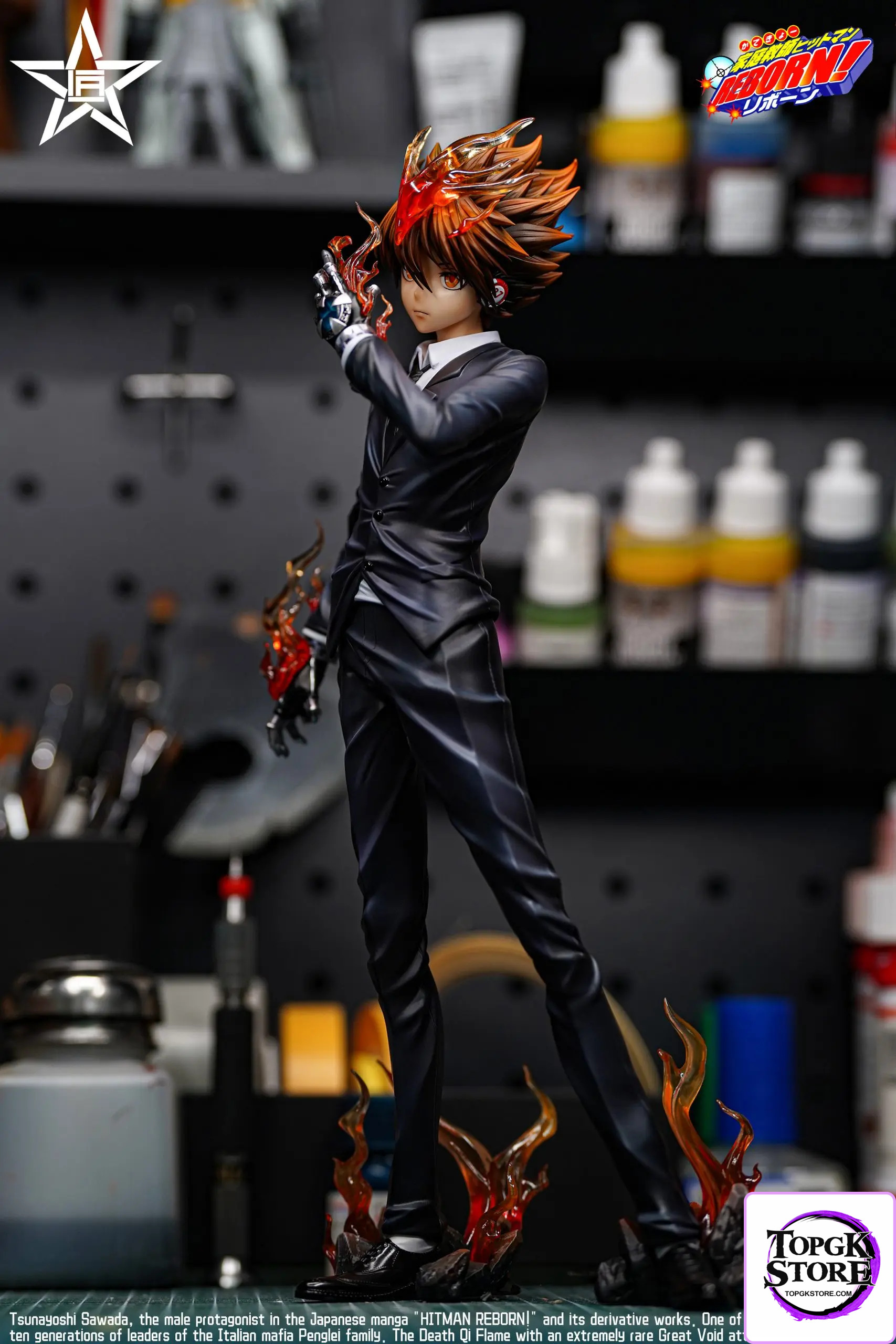 Jiang Xing Studio – Katekyo Hitman Reborn Future Arc The Tenth Vongola Boss Tsunayoshi Sawada - Photo 1 | TopGKStore