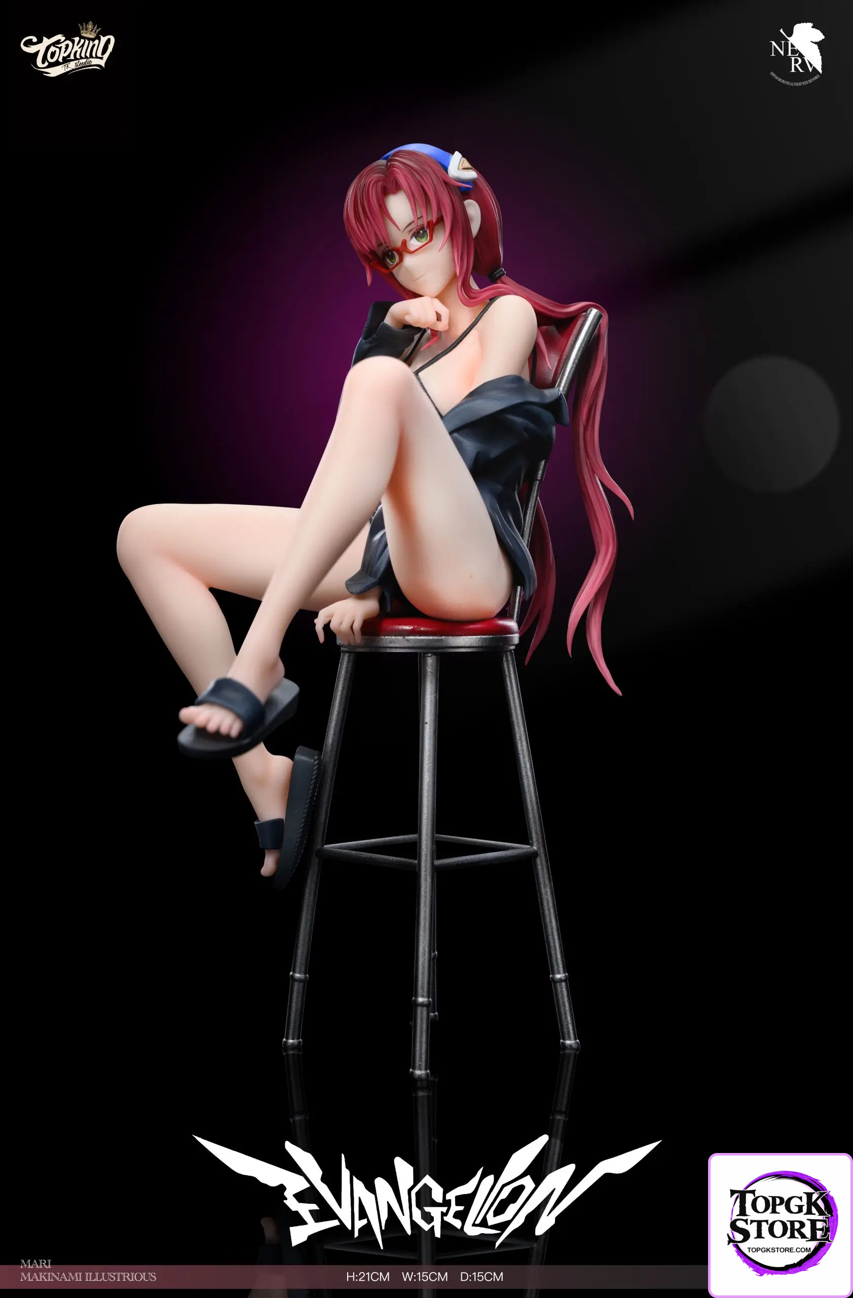 TOP KING Studio – Neon Genesis Evangelion Sitting Makinami - Photo 5 | TopGKStore