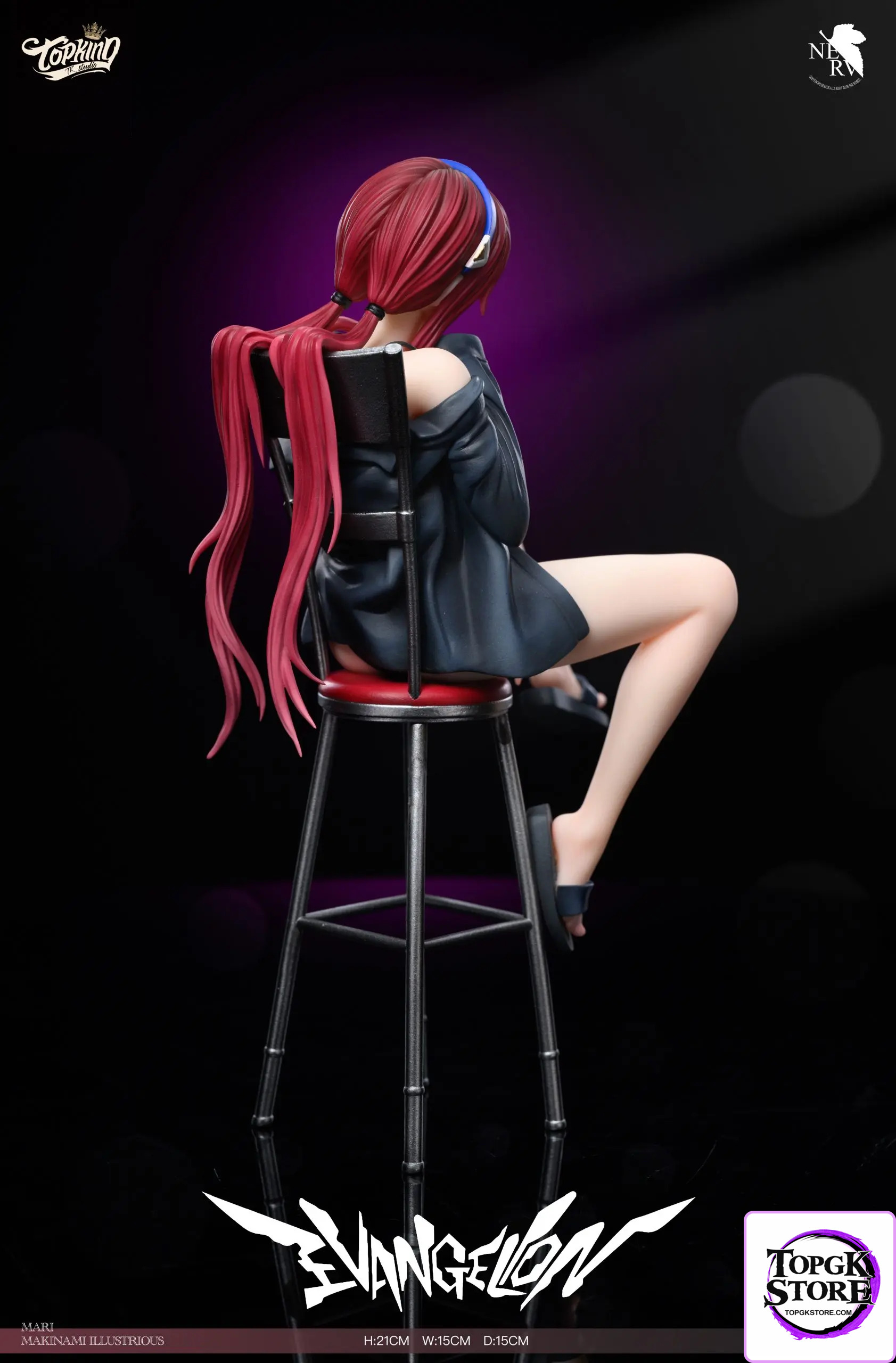 TOP KING Studio – Neon Genesis Evangelion Sitting Makinami - Photo 4 | TopGKStore