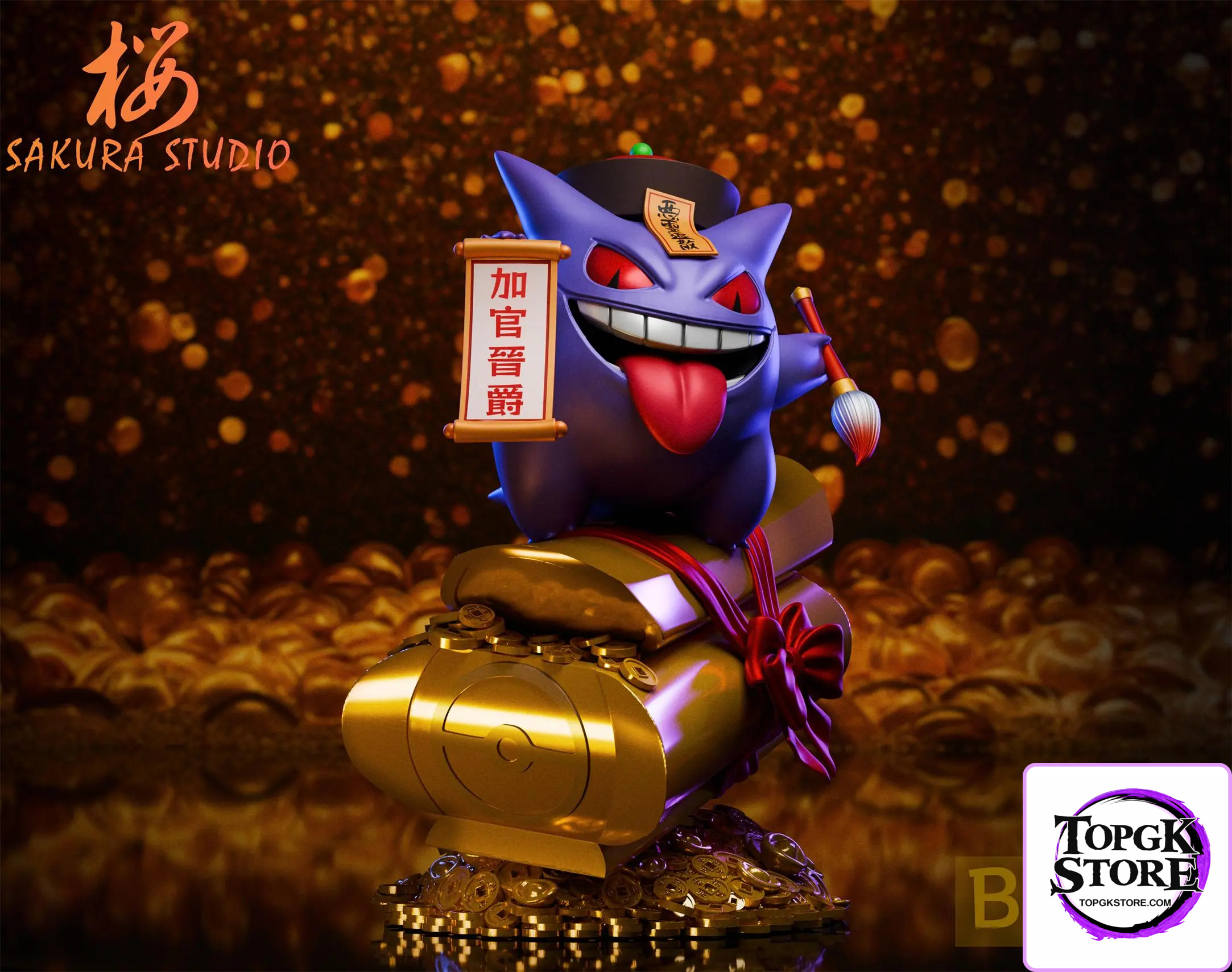 SAKURA Studio – Pokémon Rise in rank and get rich Gengar - Photo 2 | TopGKStore