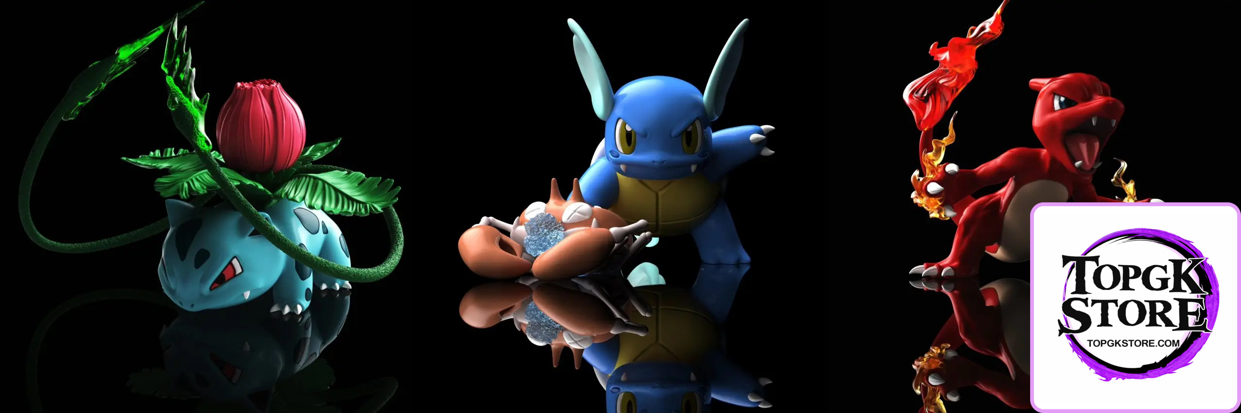 Yi Zhi Qian Bi Studio – Pokémon 1/10 Wartortle & Krabby - Photo 3 | TopGKStore