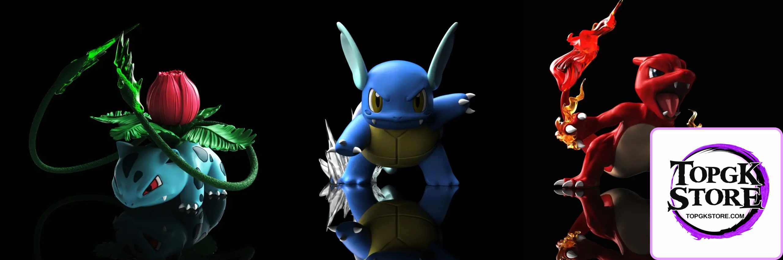 Yi Zhi Qian Bi Studio – Pokémon 1/10 Wartortle & Krabby - Photo 1 | TopGKStore