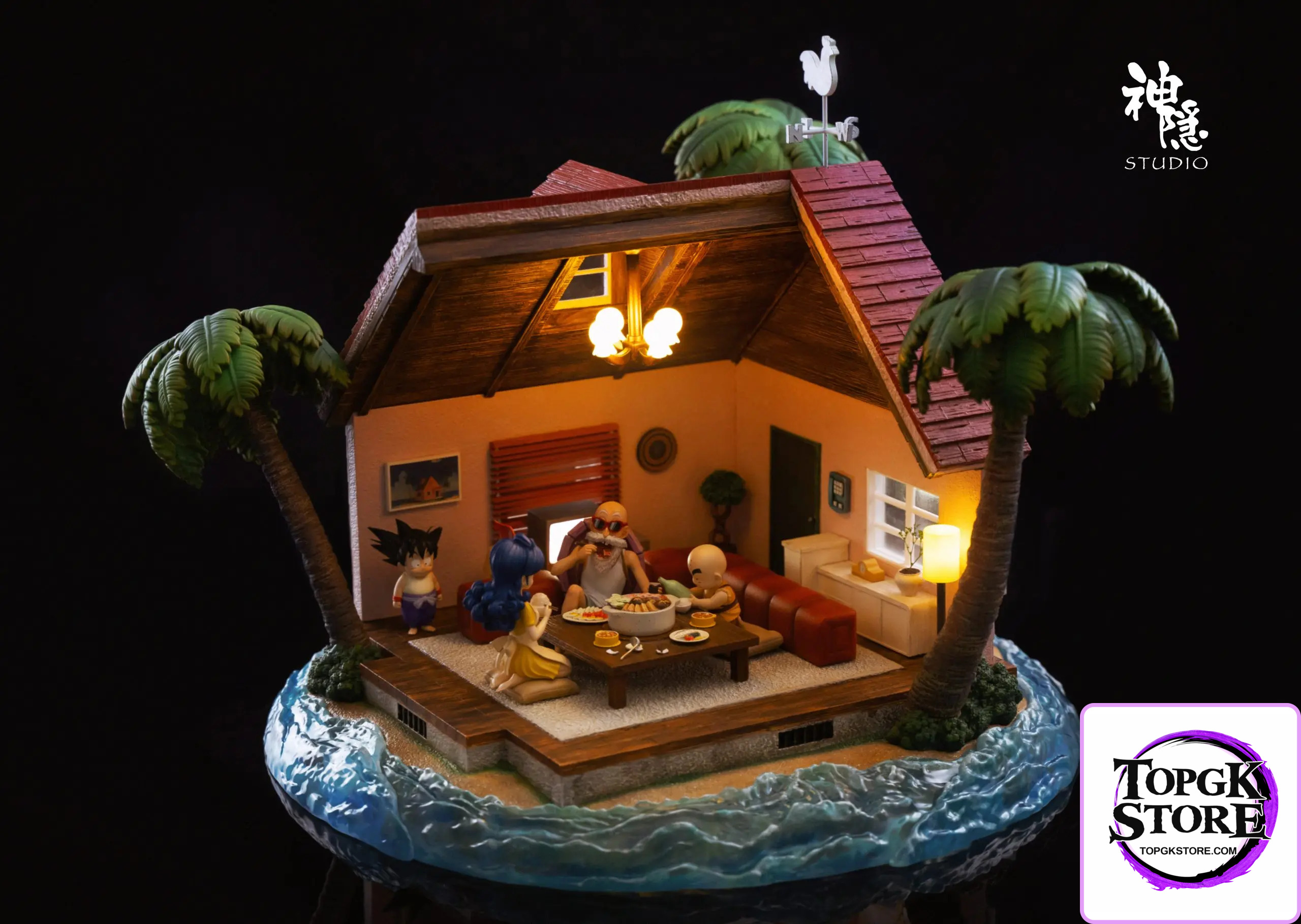 Shen Yin Studio – Dragon Ball Food Series Kame House is open for dinner  Son Goku & Master Roshi & Launch &