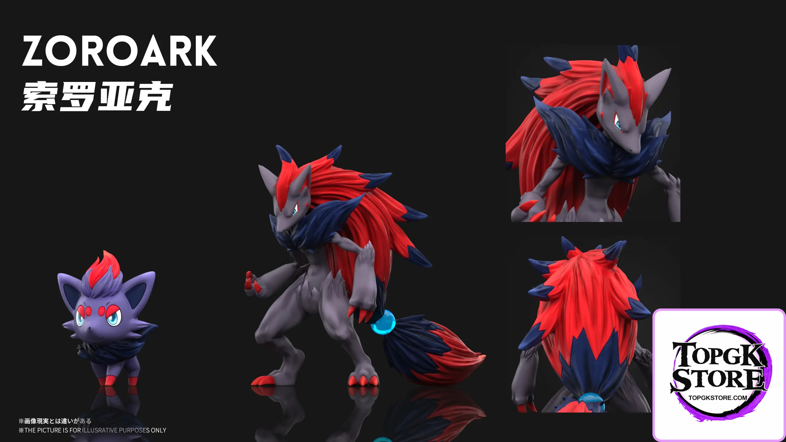 Wonder Studio – Pokémon Zoroark Evolution Set - Photo 3 | TopGKStore