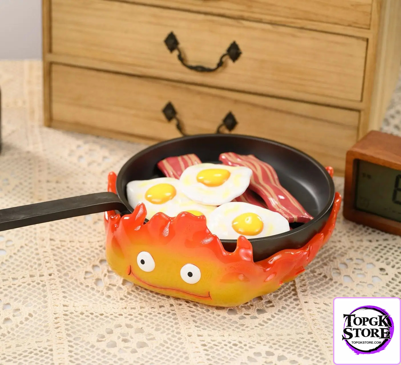 Tian Kong Ying Xiang Studio – Howl’s Moving Castle Calcifer Storage Ornaments - Photo 1 | TopGKStore