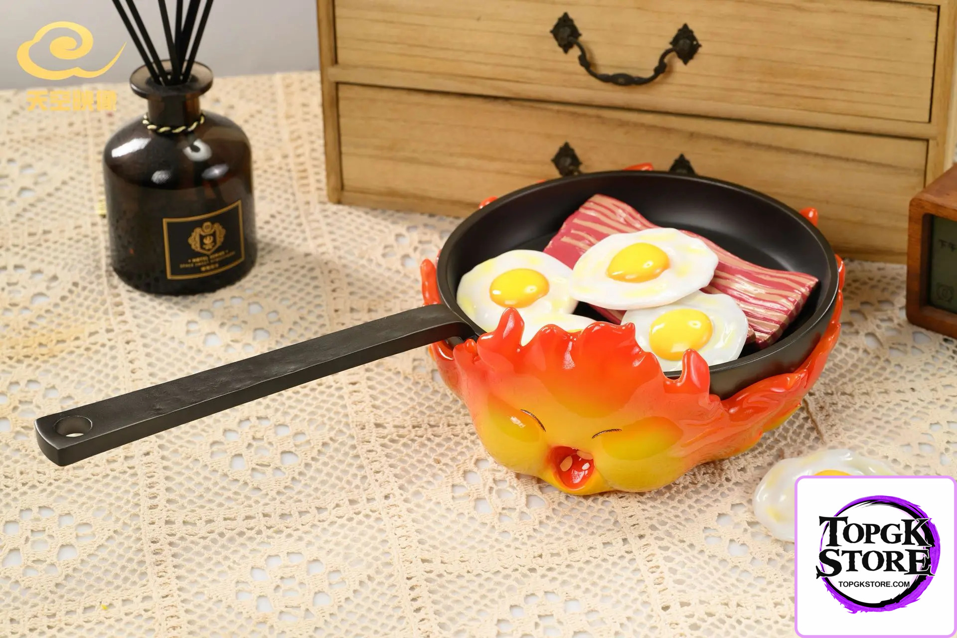 Tian Kong Ying Xiang Studio – Howl’s Moving Castle Calcifer Storage Ornaments - Photo 2 | TopGKStore