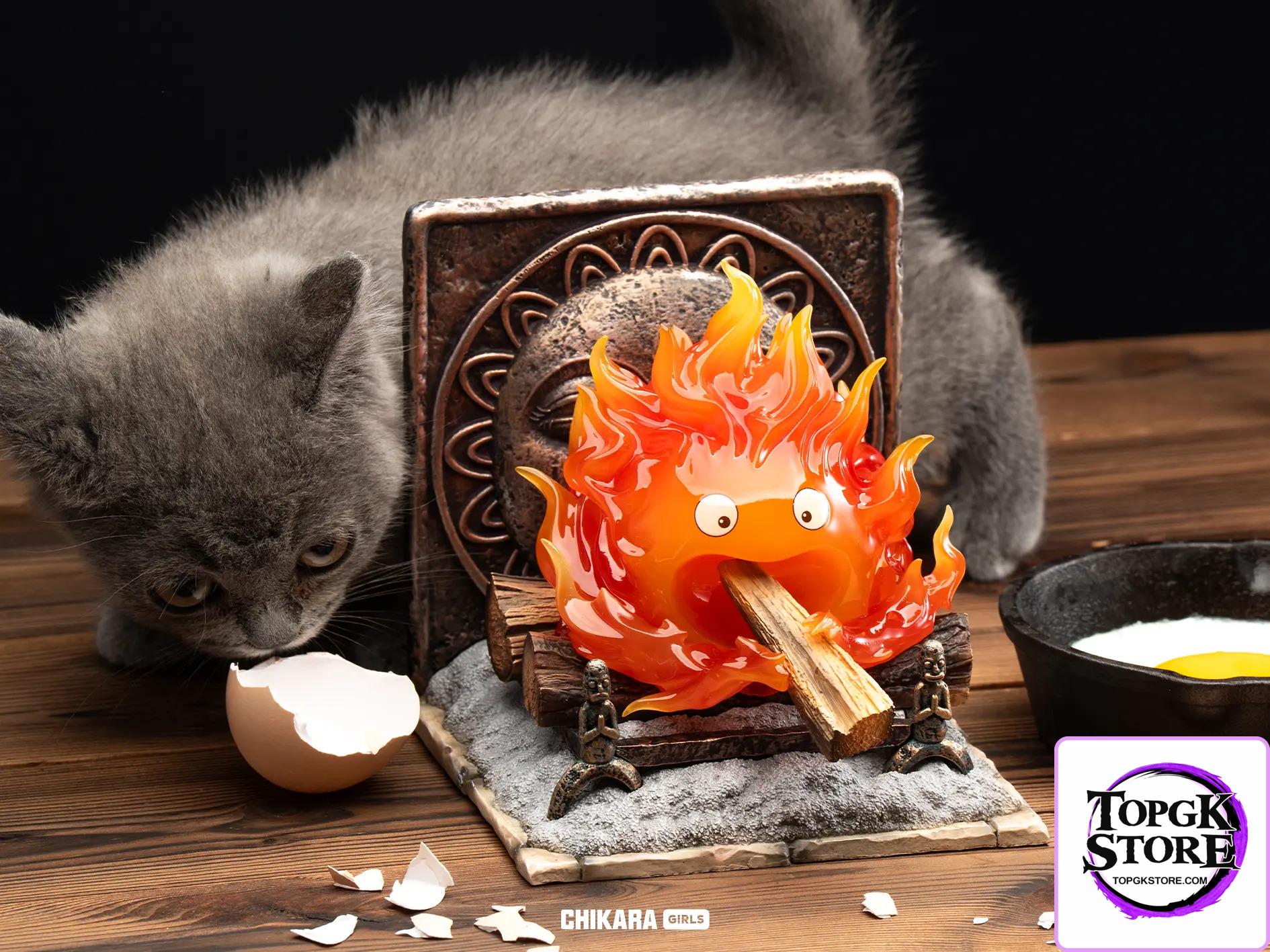 CHIKARA Studio – Howl’s Moving Castle Calcifer - Photo 1 | TopGKStore