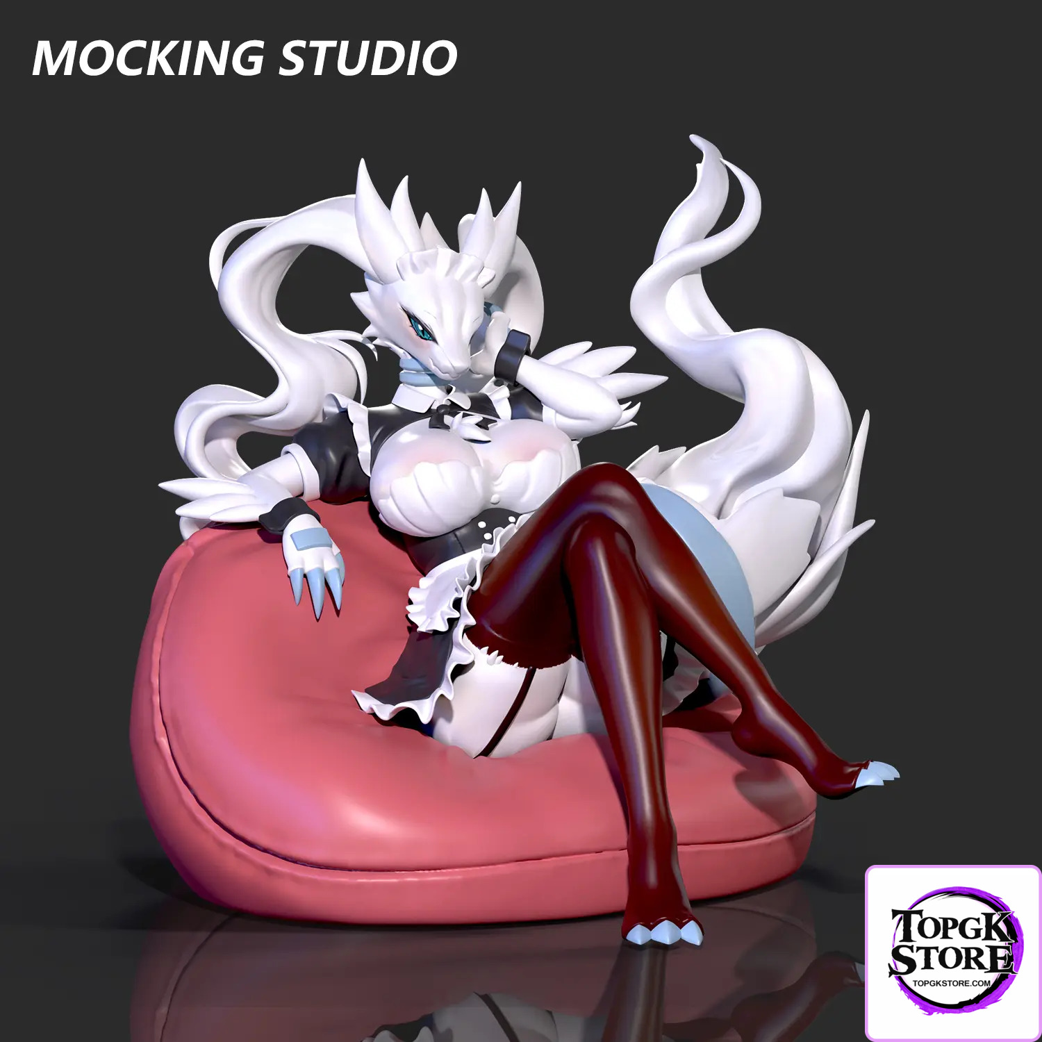 Zhu Yi Wan Jia Studio – Pokémon Sexy Sports Reshiram and Maid White Dragon Reshiram - Photo 1 | TopGKStore