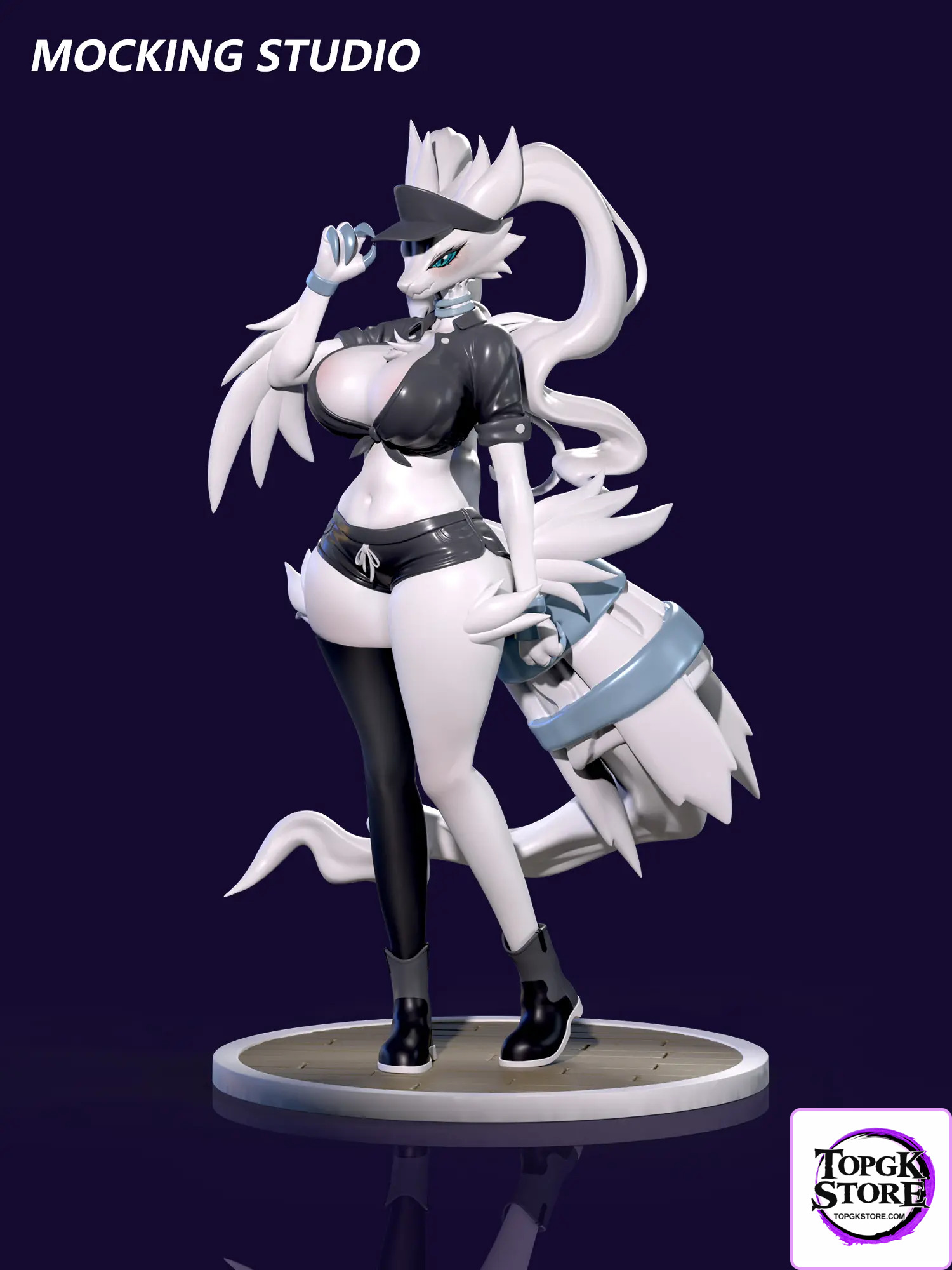 Zhu Yi Wan Jia Studio – Pokémon Sexy Sports Reshiram and Maid White Dragon Reshiram - Photo 8 | TopGKStore