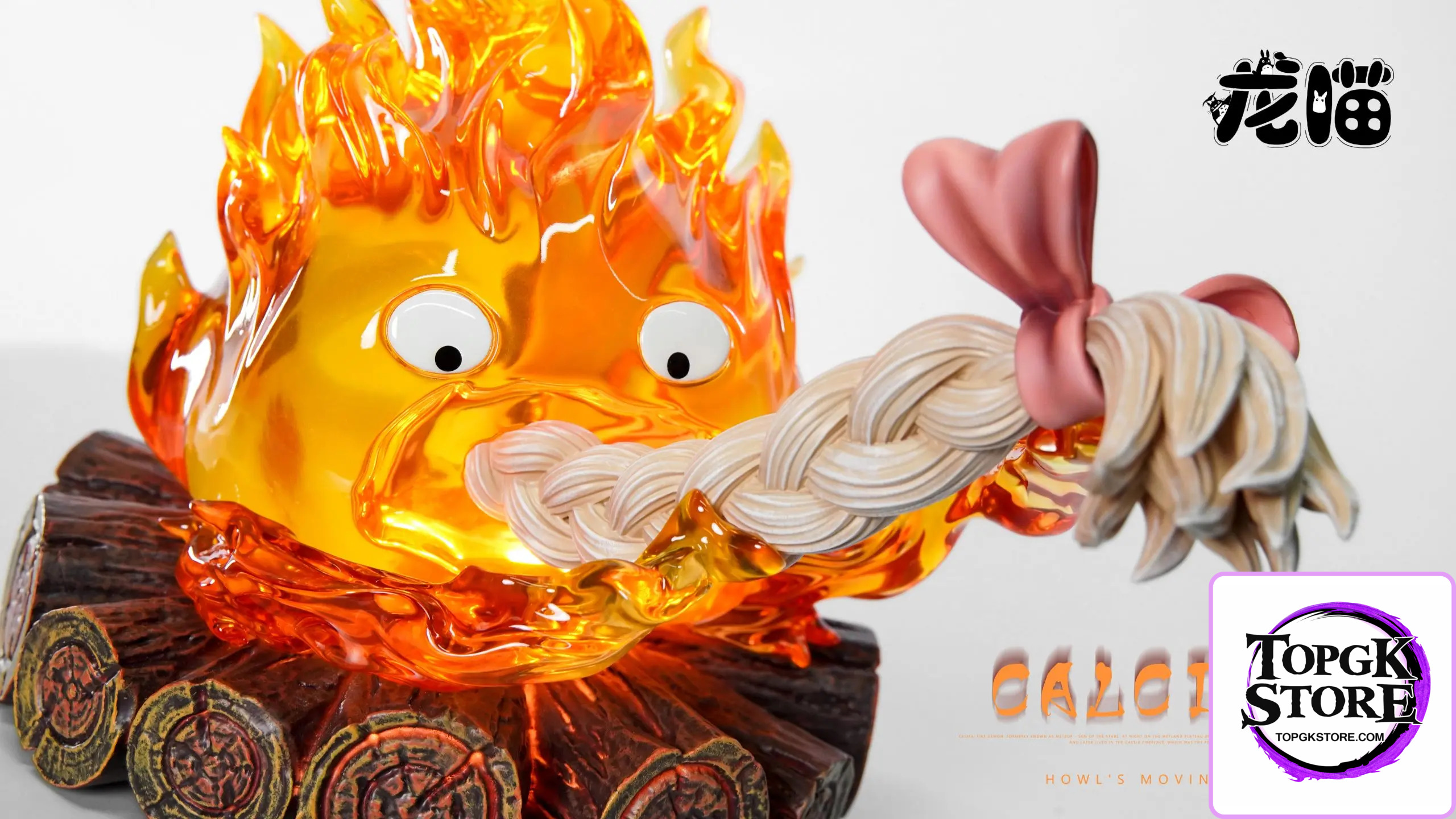 Long Miao Studio – Howl’s Moving Castle Calcifer eating hair - Photo 5 | TopGKStore