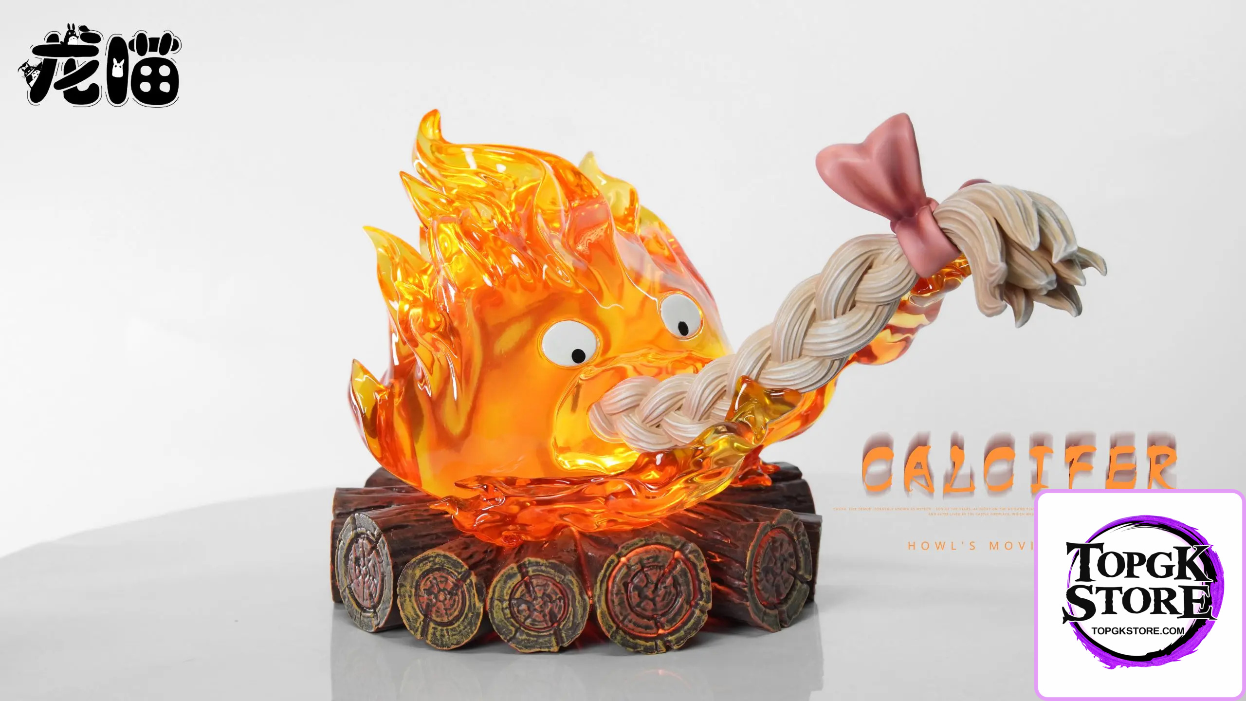 Long Miao Studio – Howl’s Moving Castle Calcifer eating hair - Photo 1 | TopGKStore